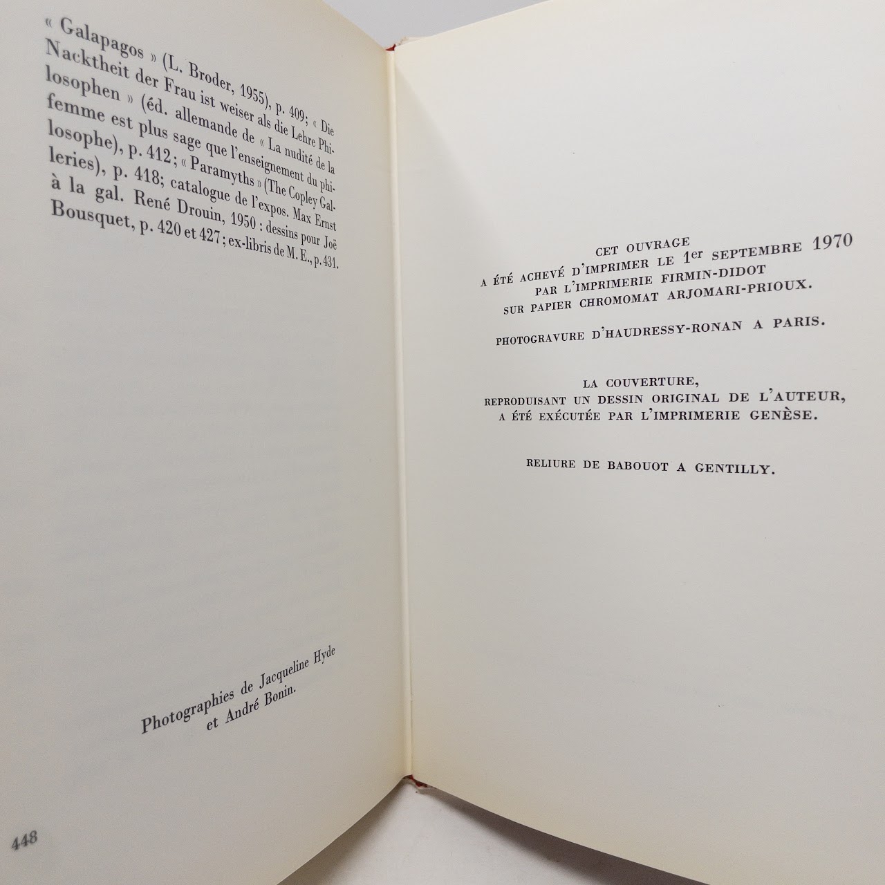 Max Ernst: Écritures Signed First Edition Book