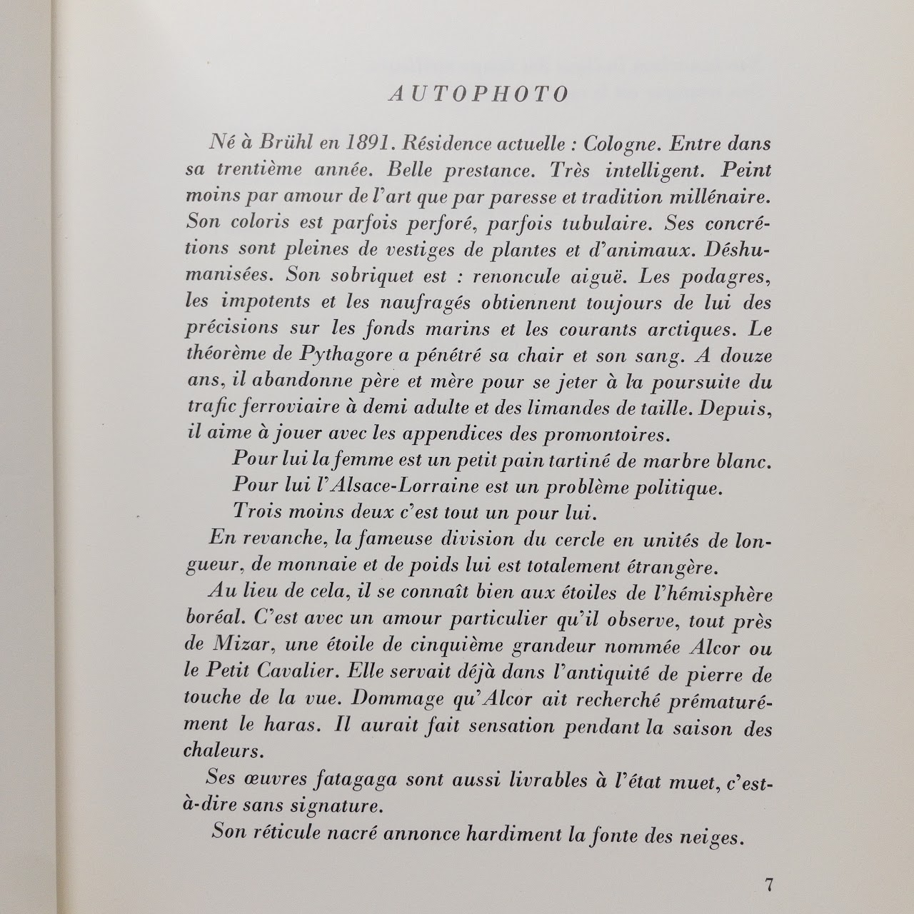 Max Ernst: Écritures Signed First Edition Book