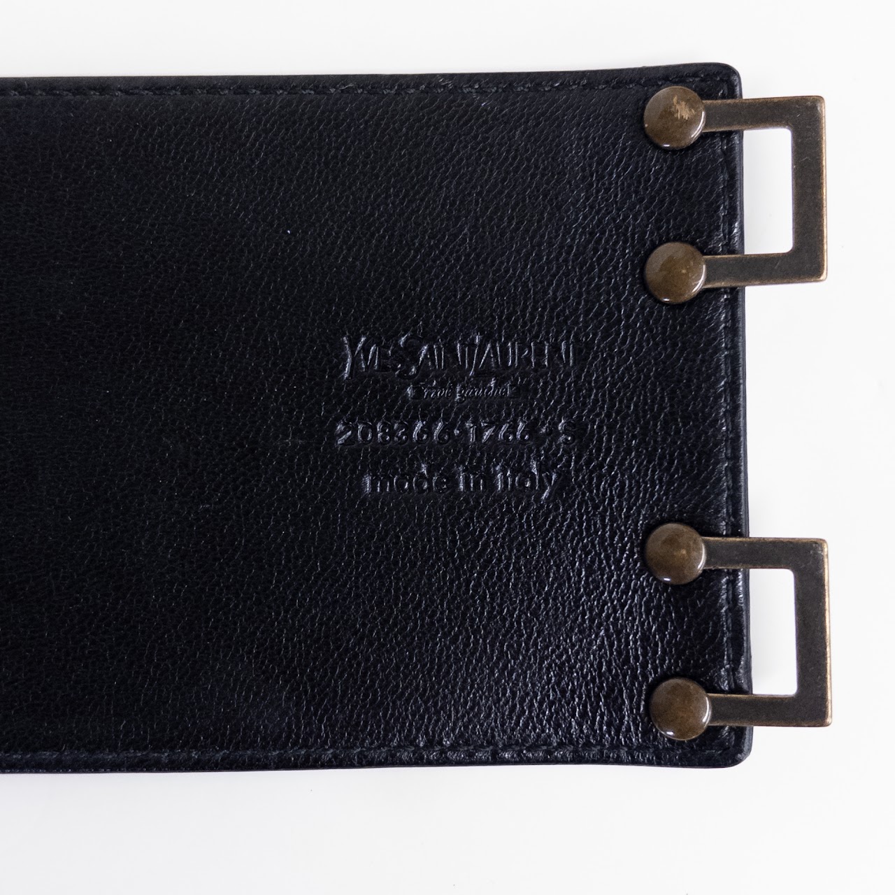 Yves Saint Laurent Patent Leather Belt