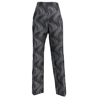 Dries Van Noten Op Art Trousers