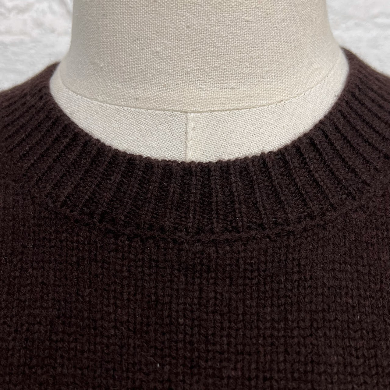 Miu Miu Brown Virgin Wool Sweater