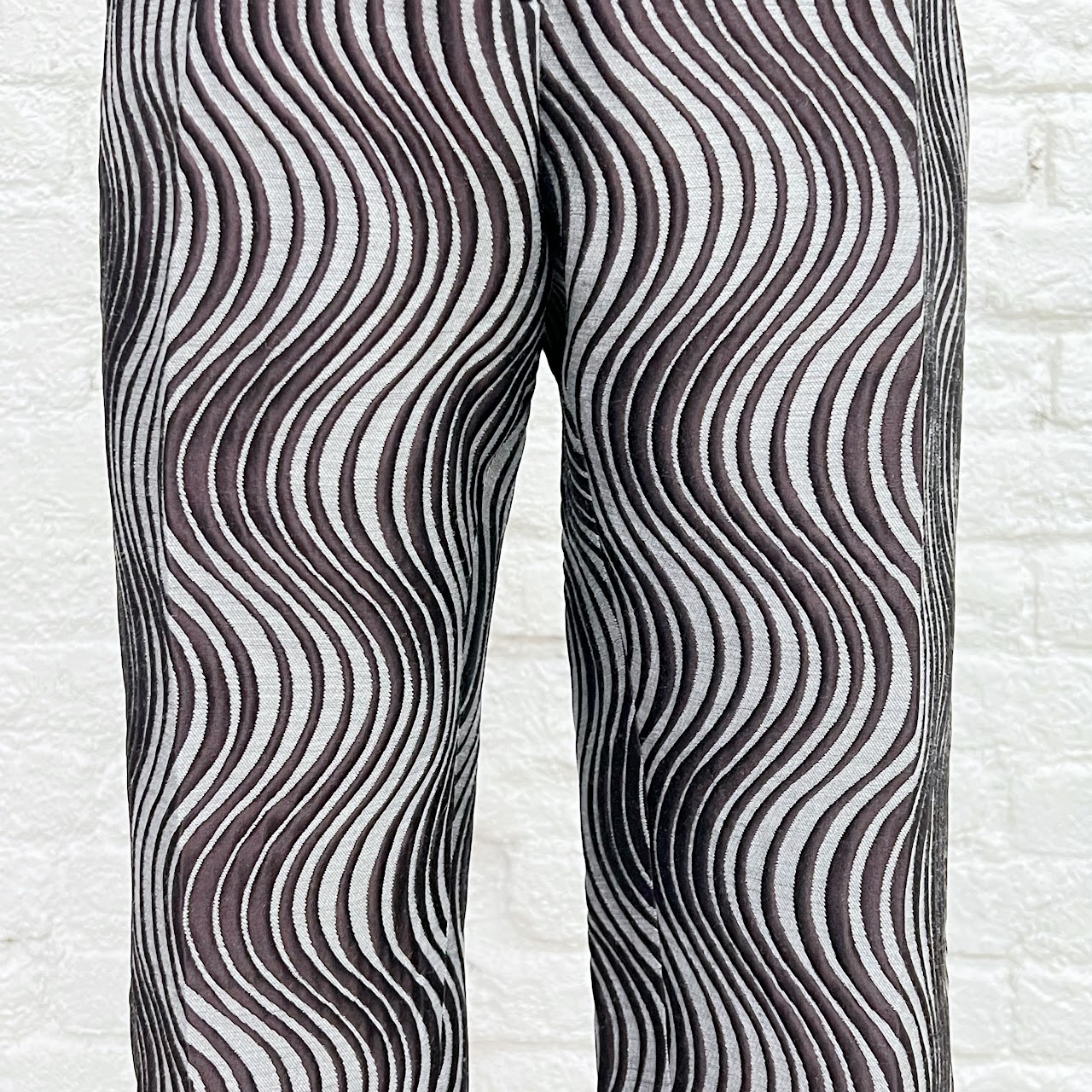 Dries Van Noten Op Art Trousers