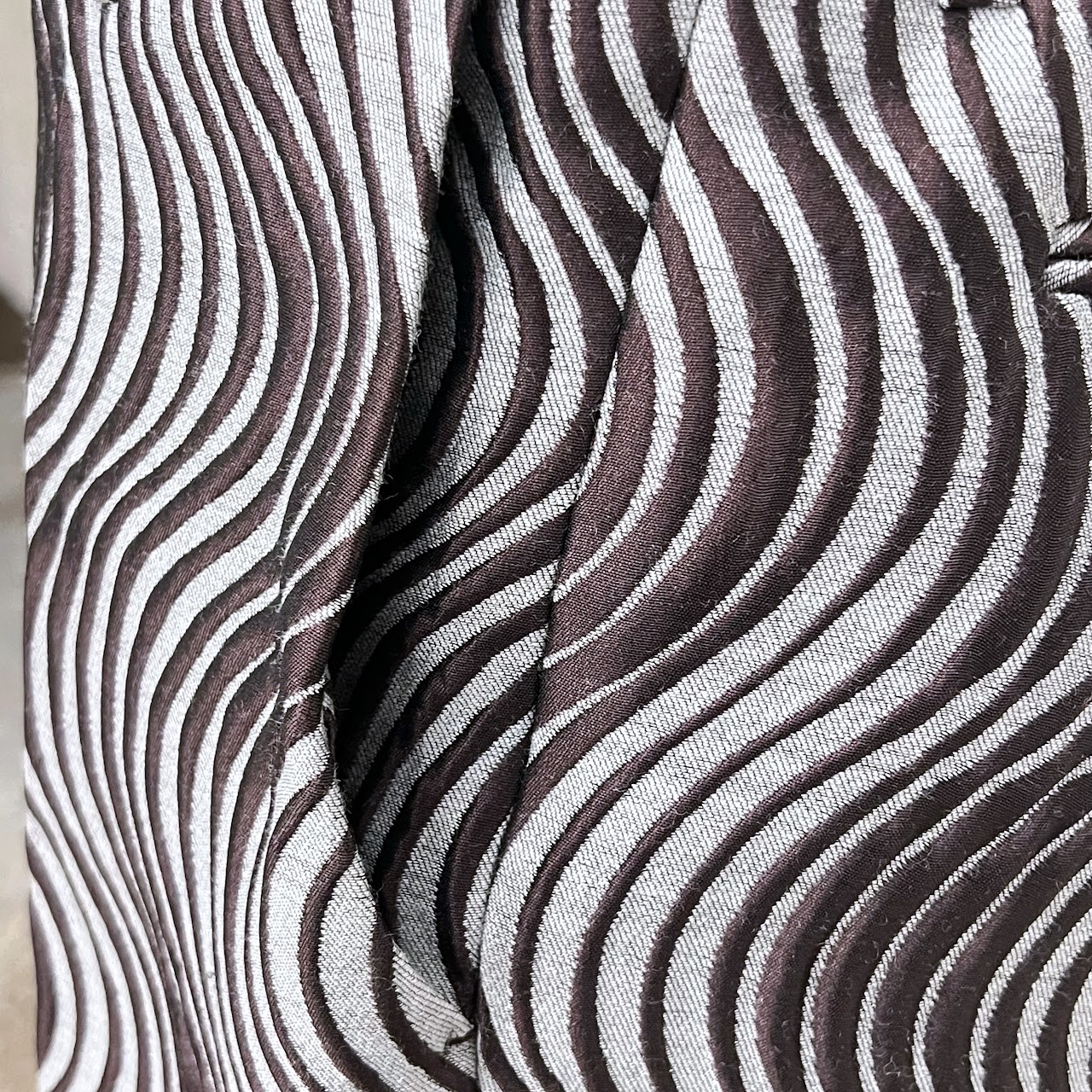 Dries Van Noten Op Art Trousers