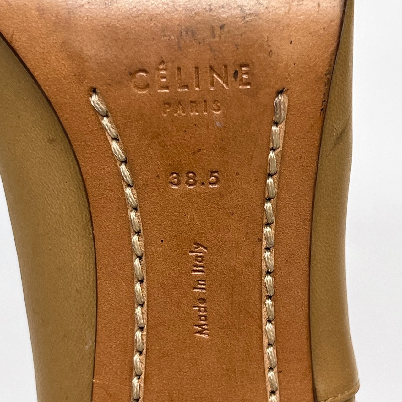 Céline Leather Ankle Boots