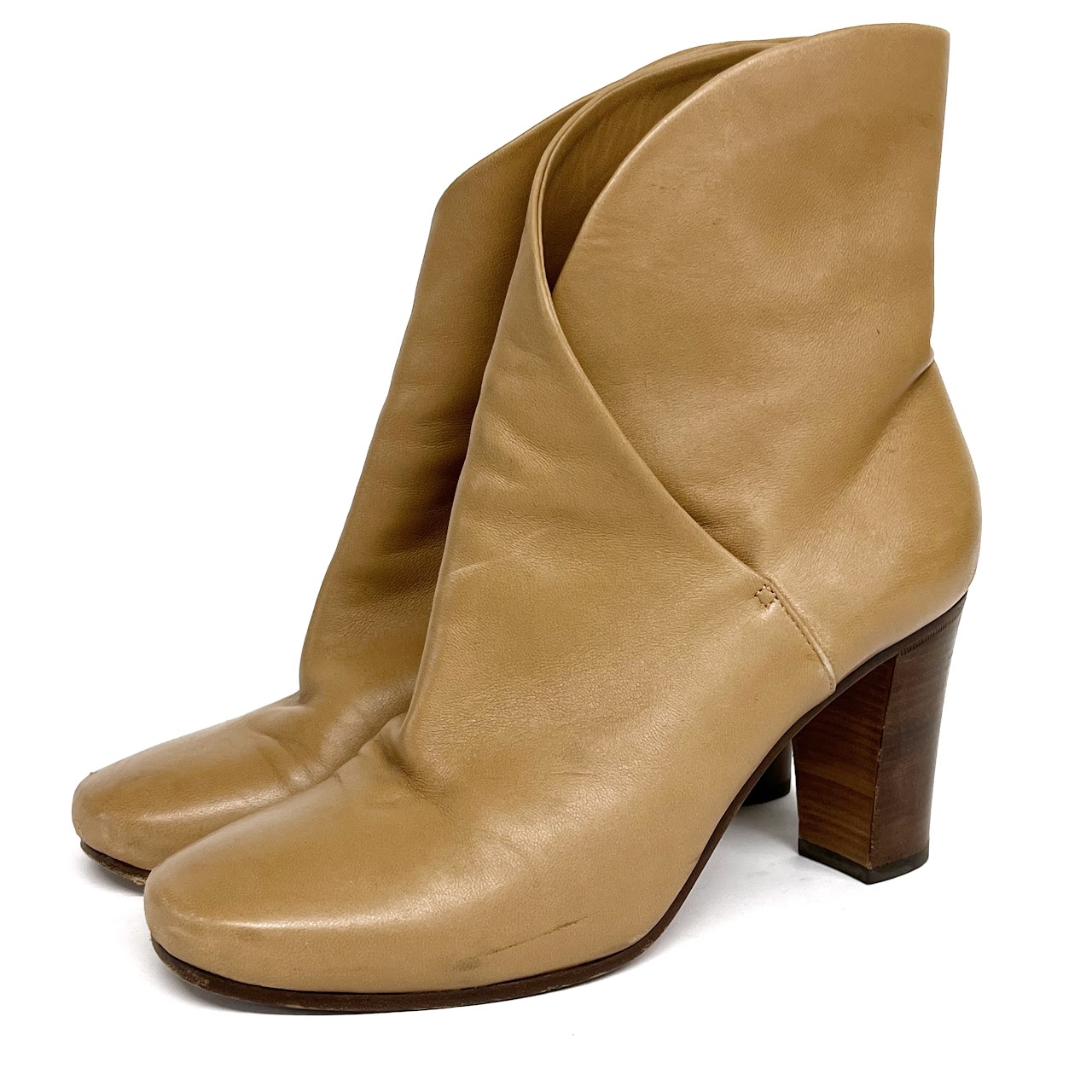 Céline Leather Ankle Boots