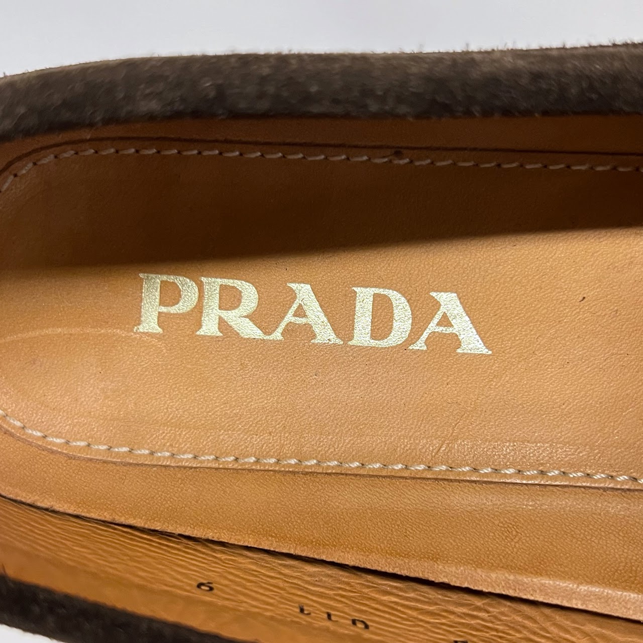 Prada Chocolate Leather Loafers