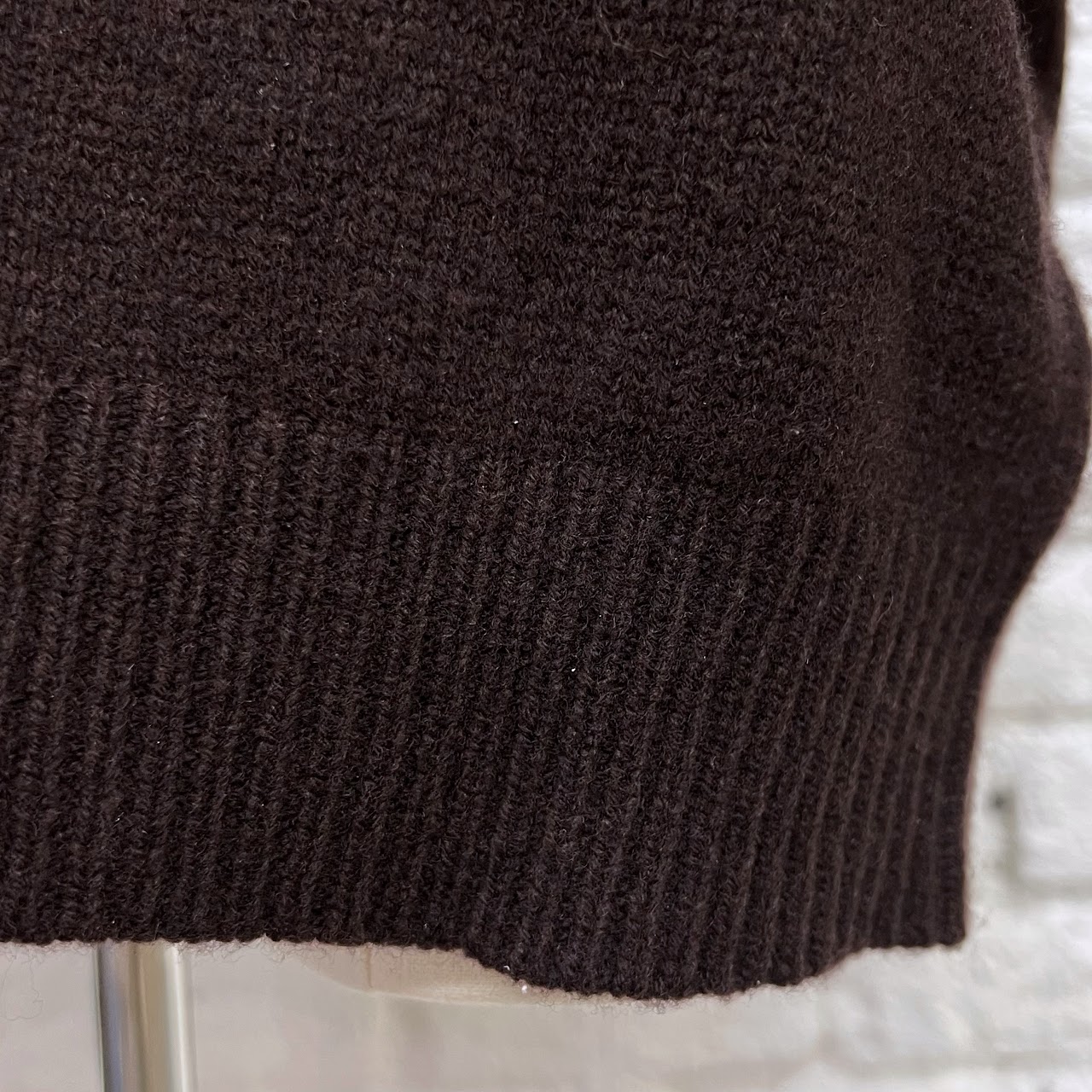 Miu Miu Brown Virgin Wool Sweater