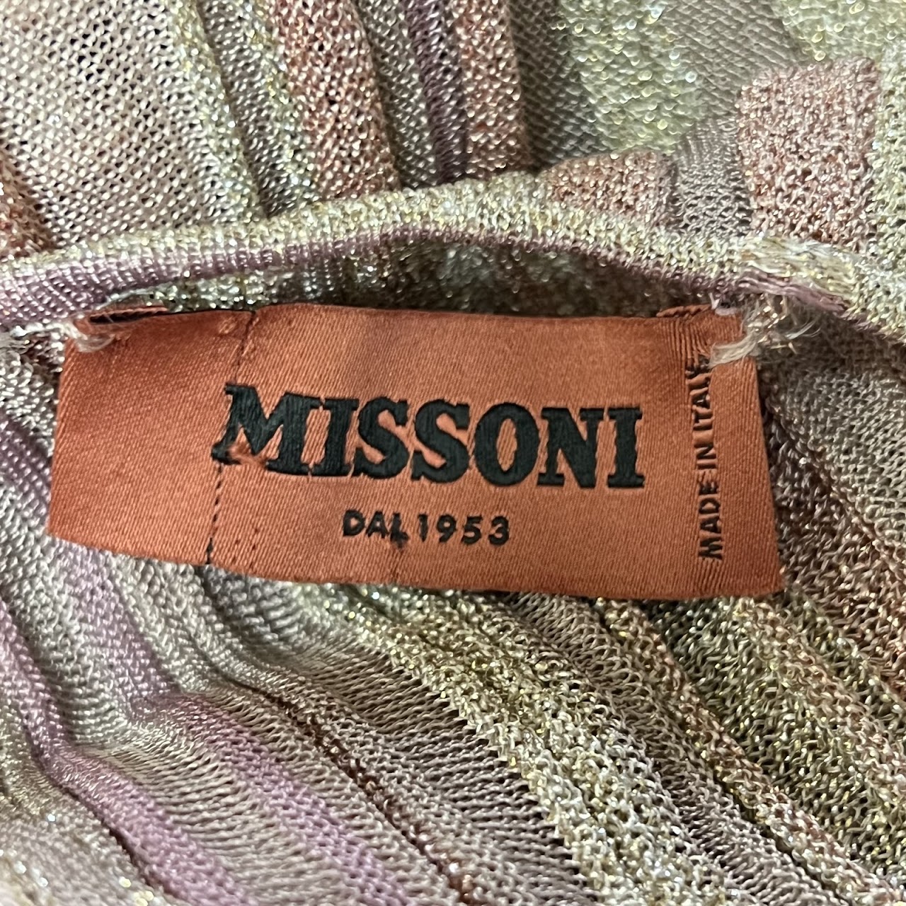 Missoni Knit Lamé Jumpsuit