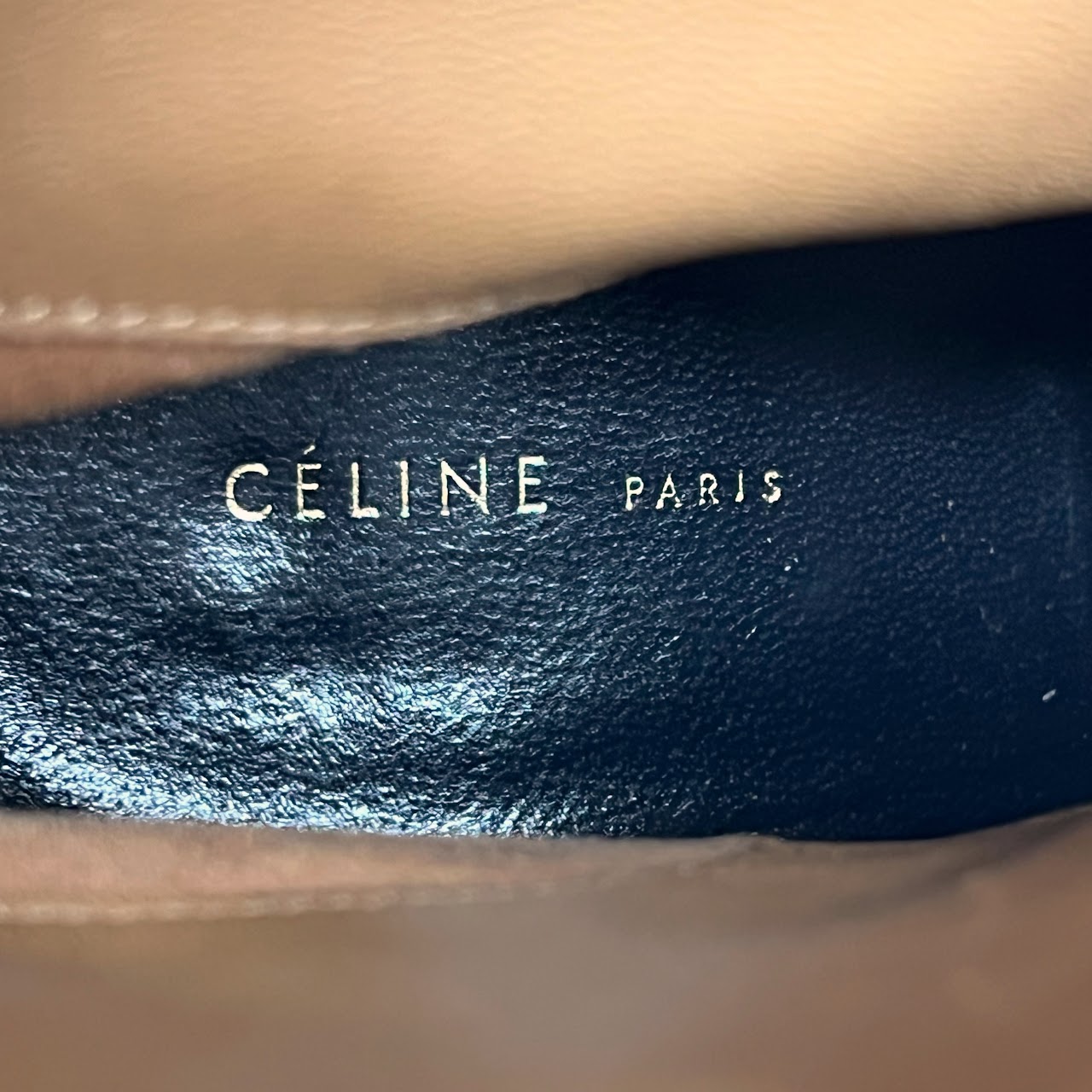 Céline Leather Ankle Boots