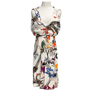 Balenciaga Floral Dress and Jacket