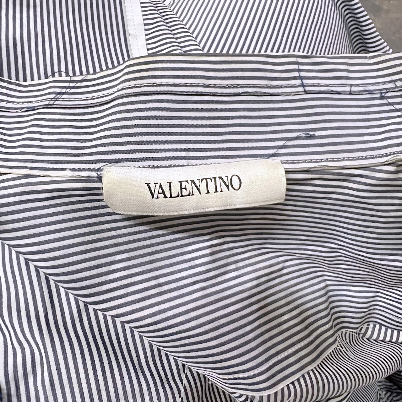 Valentino Striped Shirt Jacket