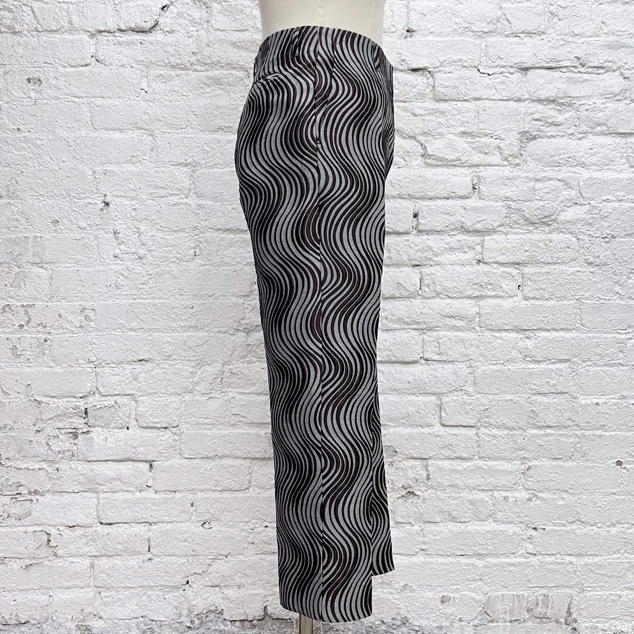 Dries Van Noten Op Art Trousers