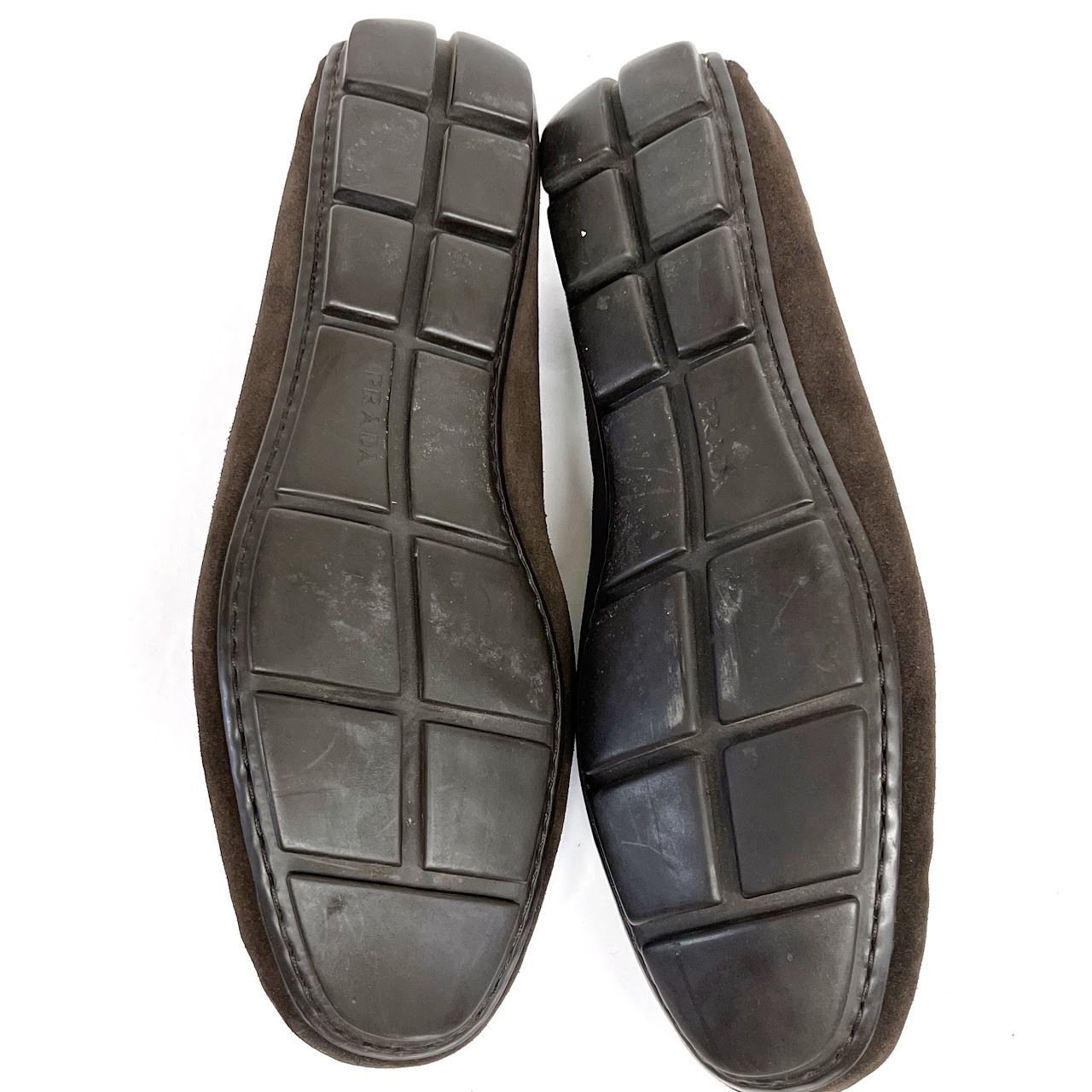 Prada Chocolate Leather Loafers