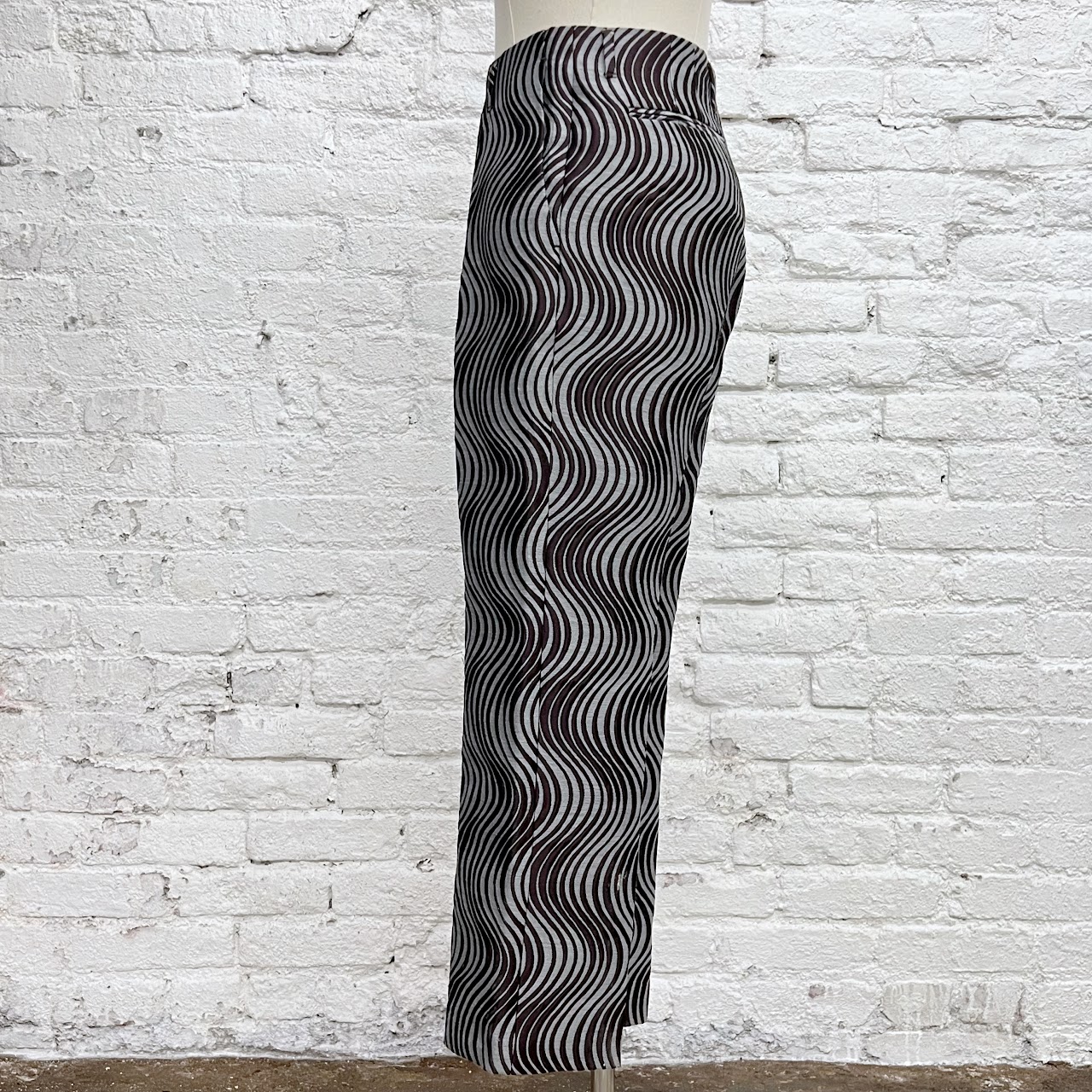 Dries Van Noten Op Art Trousers