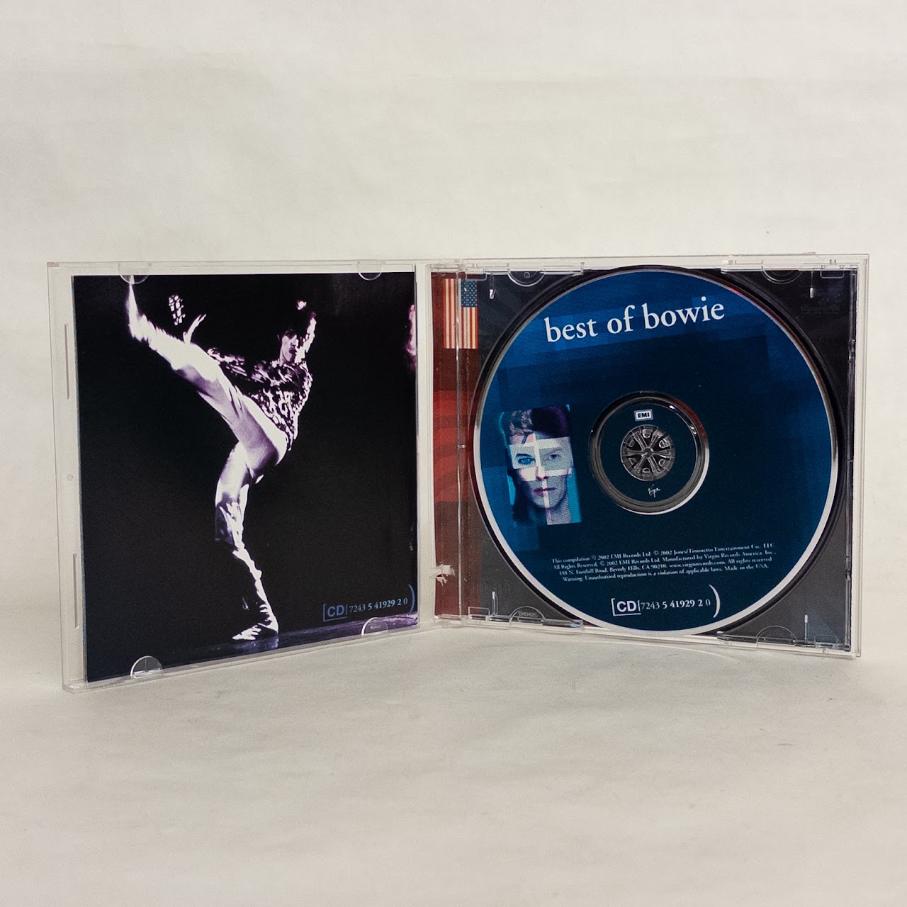 David Bowie Autographed 'Best of Bowie' CD