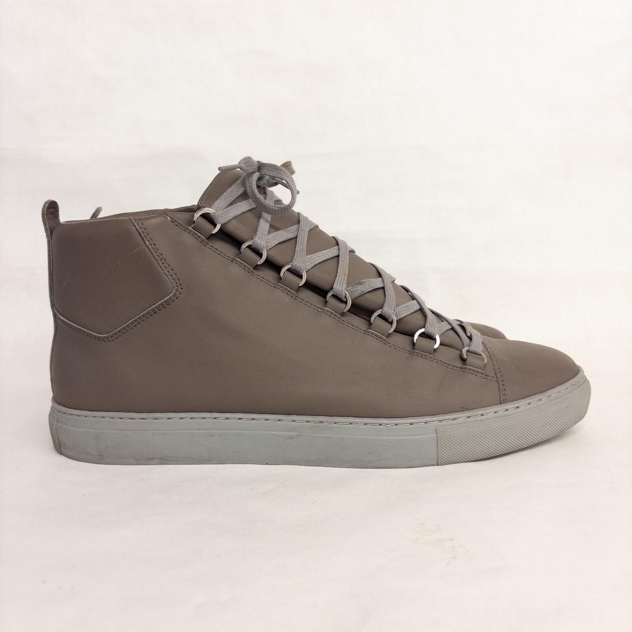 Balenciaga Arena Gray High-Top Sneakers