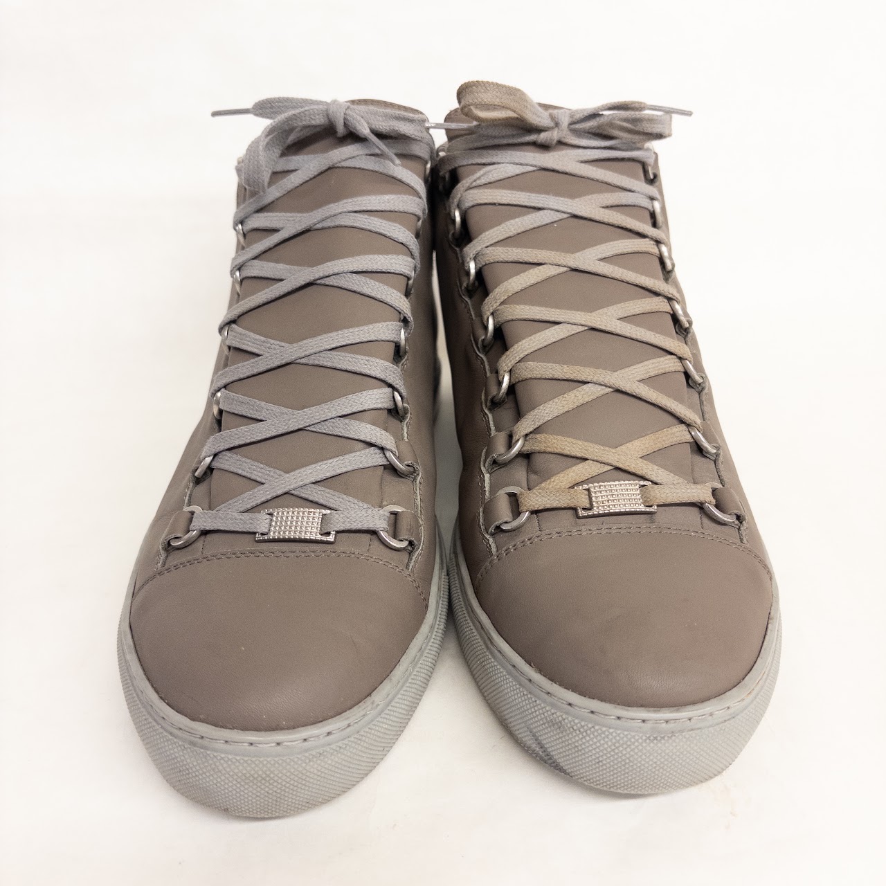 Balenciaga Arena Gray High-Top Sneakers