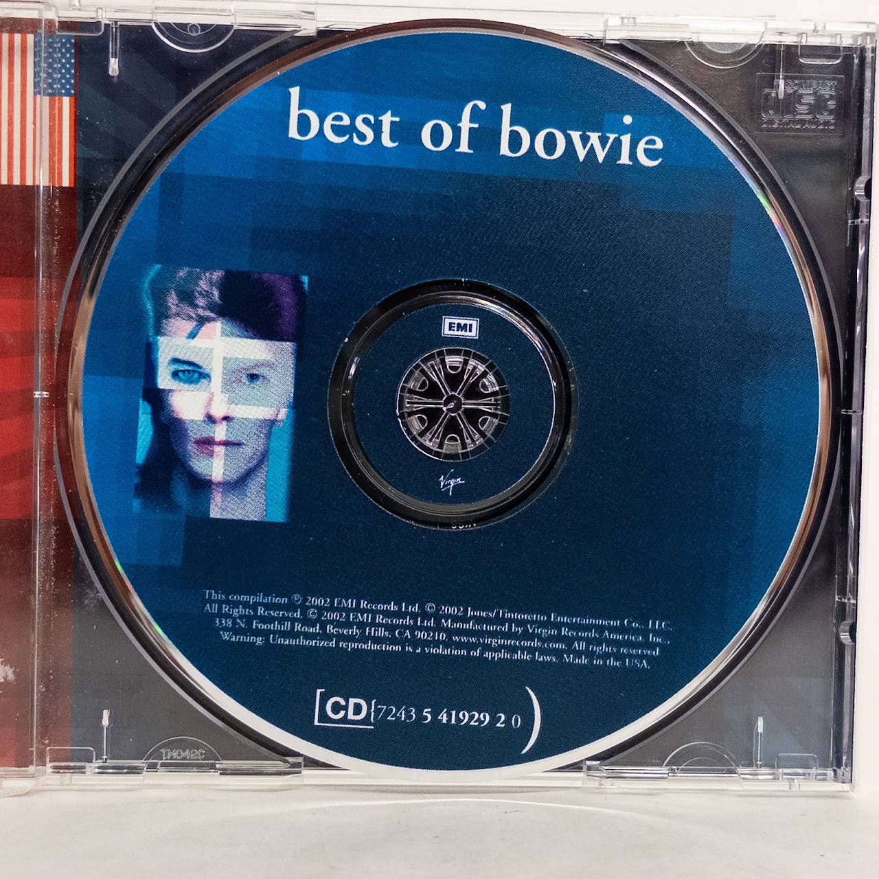 David Bowie Autographed 'Best of Bowie' CD