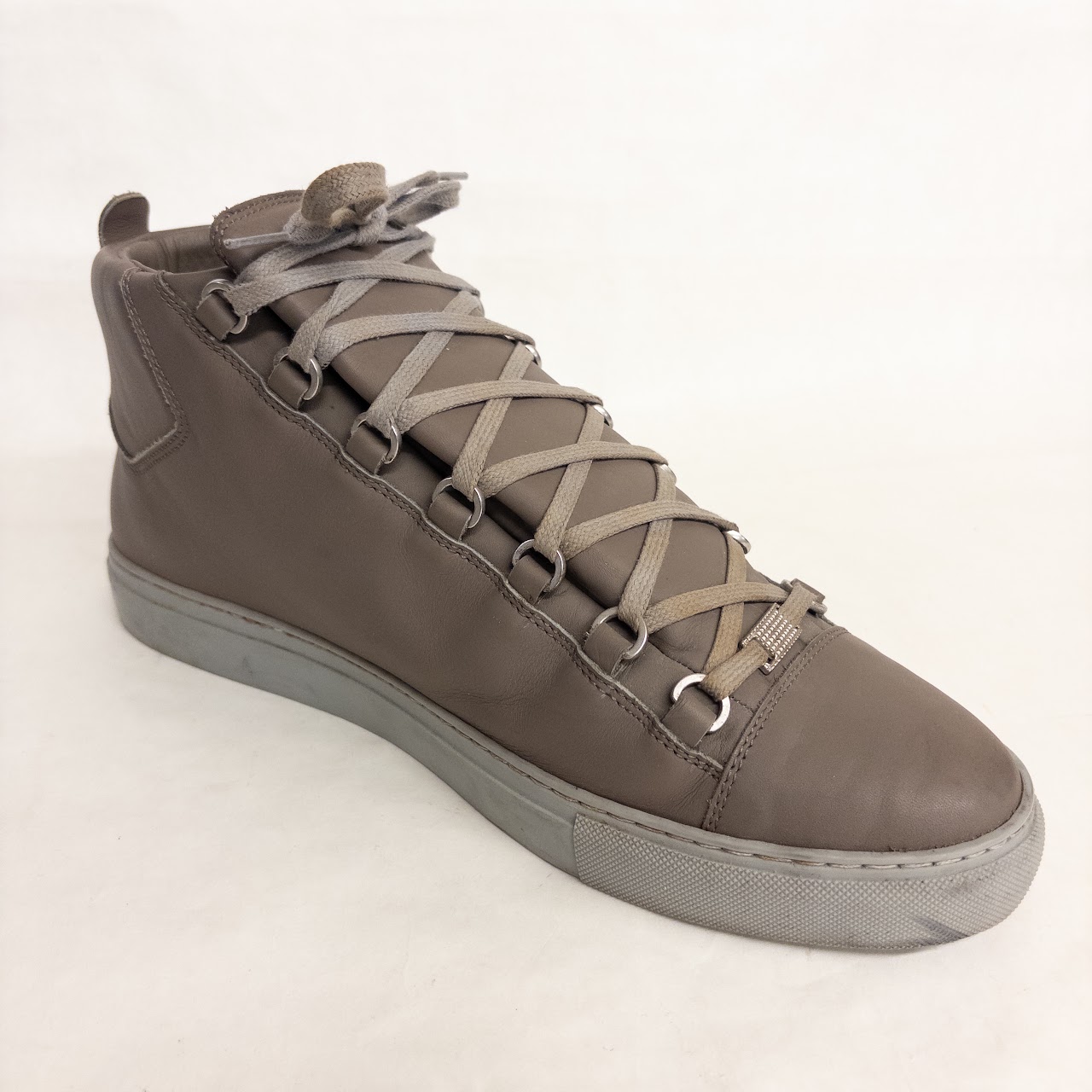 Balenciaga Arena Gray High-Top Sneakers