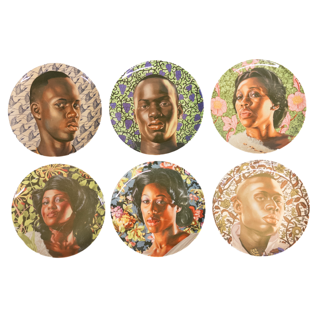 Kehinde Wiley Artware Porcelain Plate Set of Six