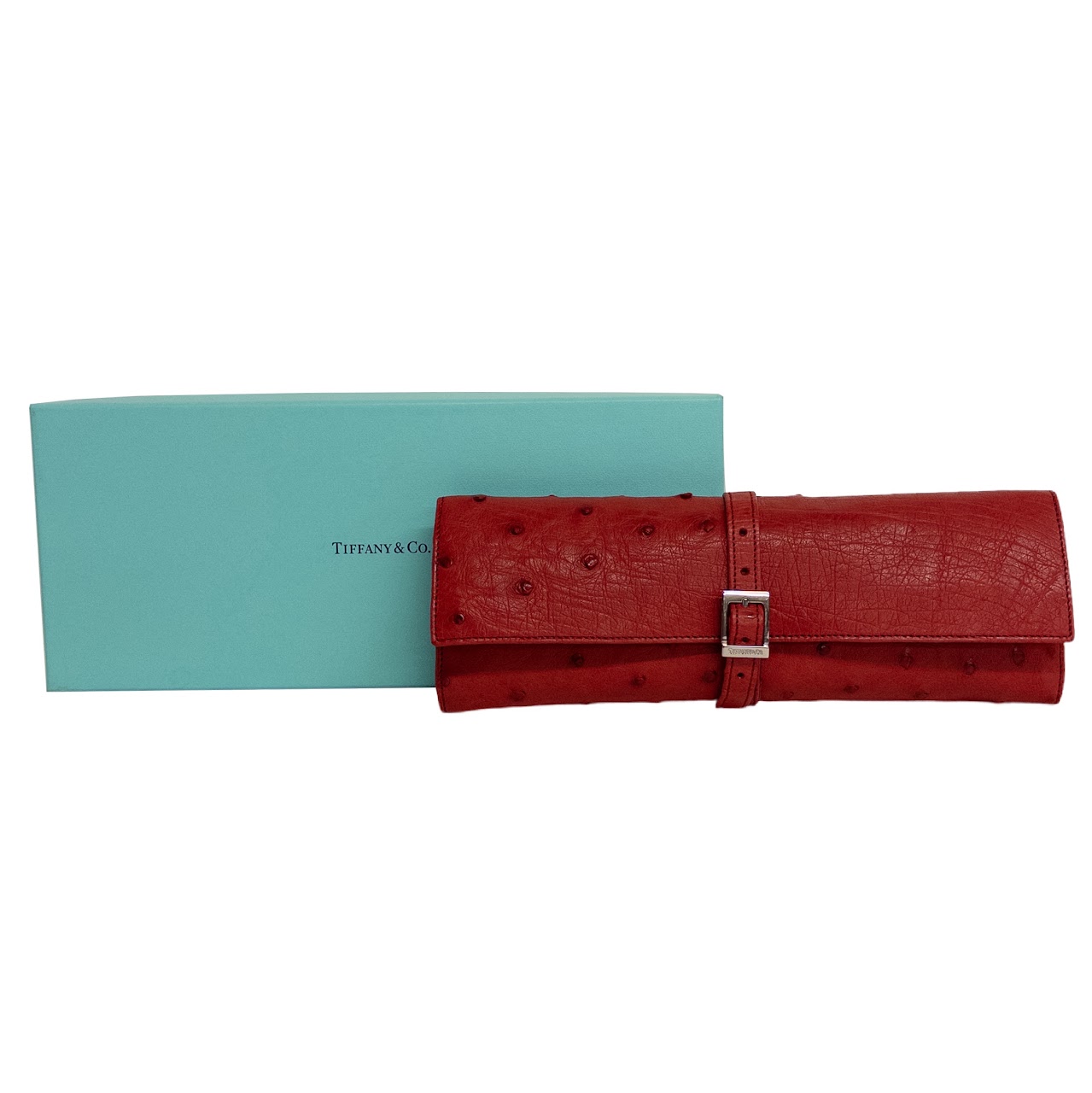 Tiffany and discount co ostrich wallet