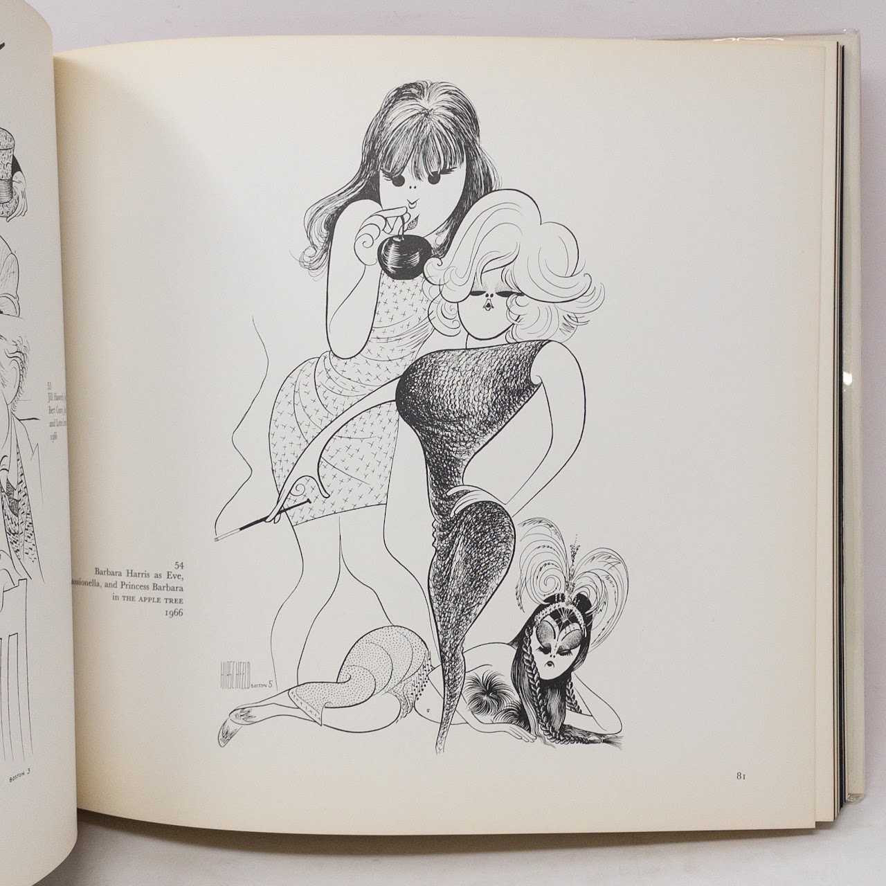 "The World Of Al Hirschfeld" Collection Of Works RARE Book