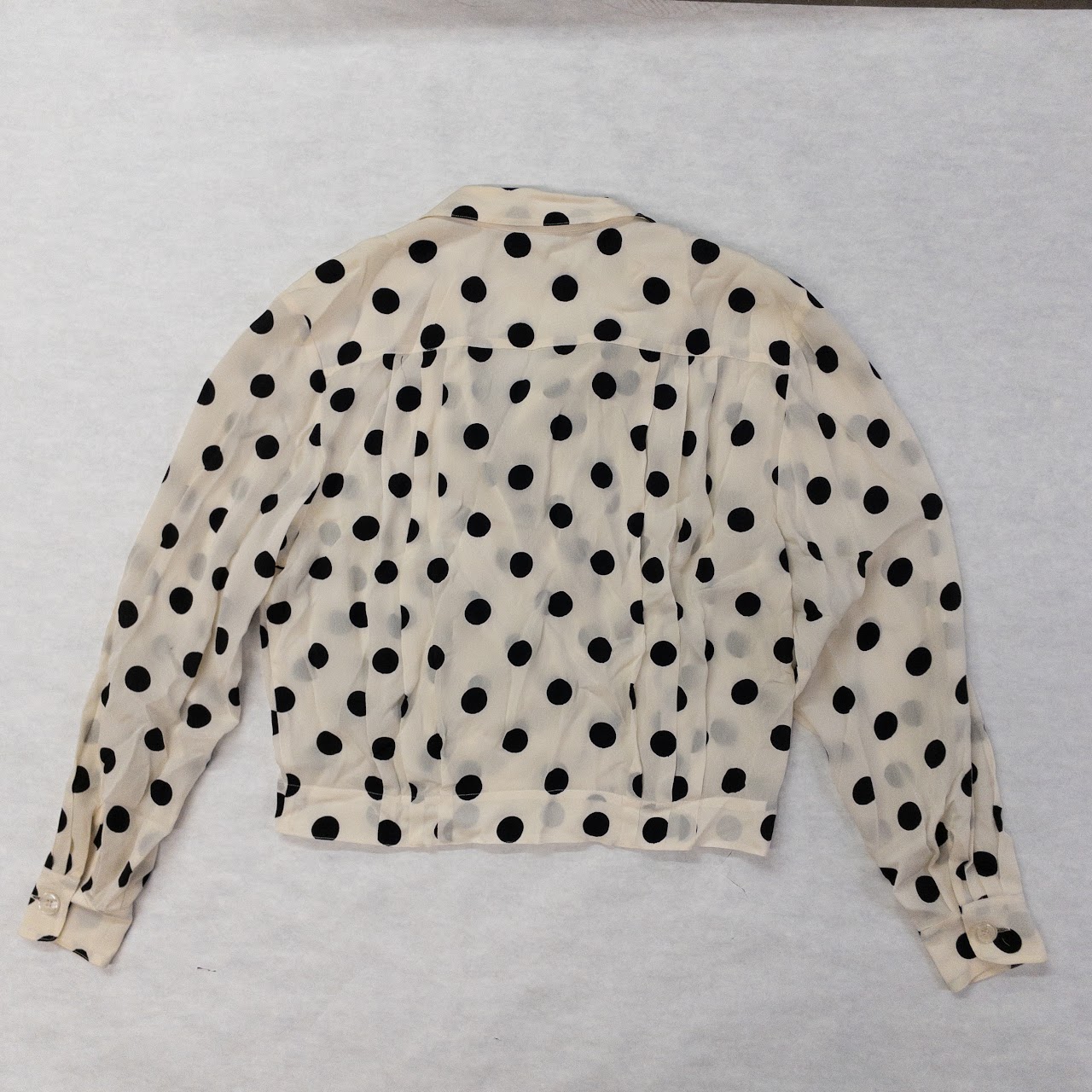 Christian Dior Separates Polka Dot Blouse