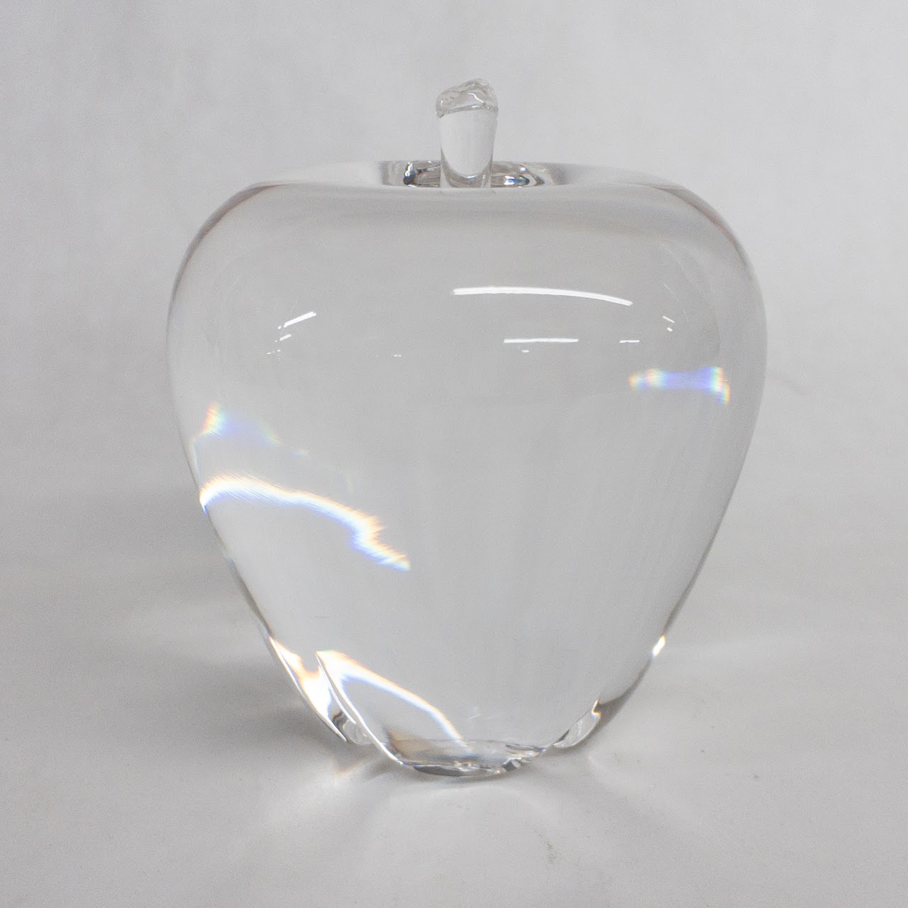 Steuben Glass Crystal Apple