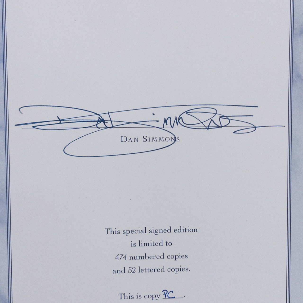 Dan Simmons: 'The Rise Of Endymion' Signed Limited Edition