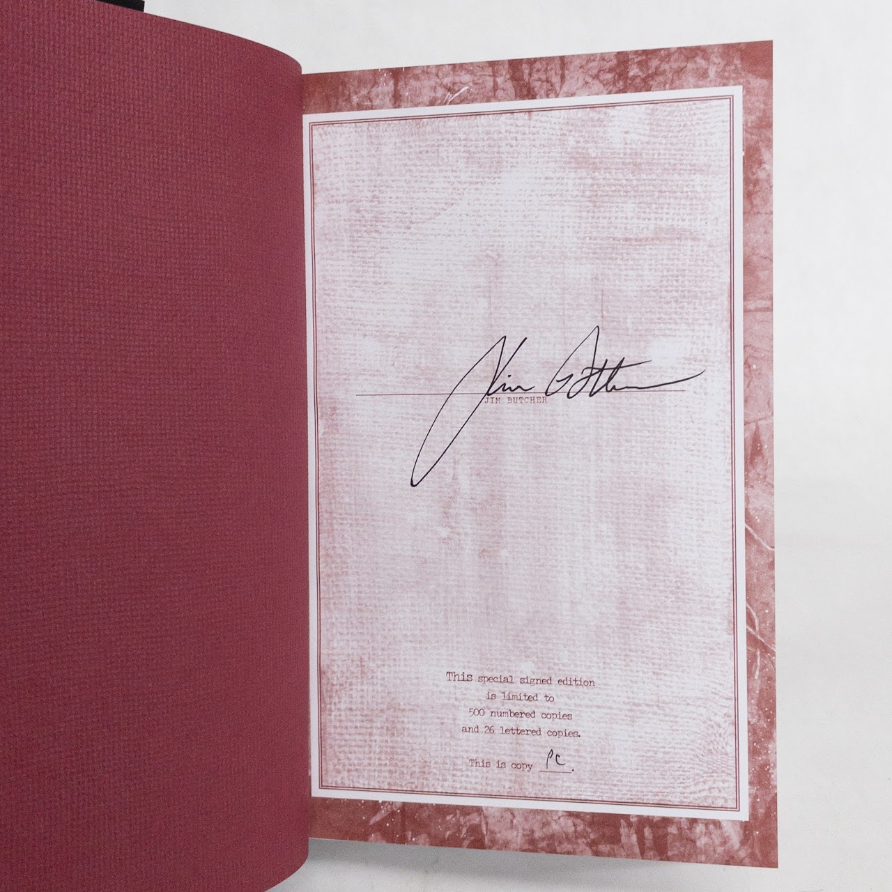 Jim Butcher: 'Changes' Signed Limited Edition