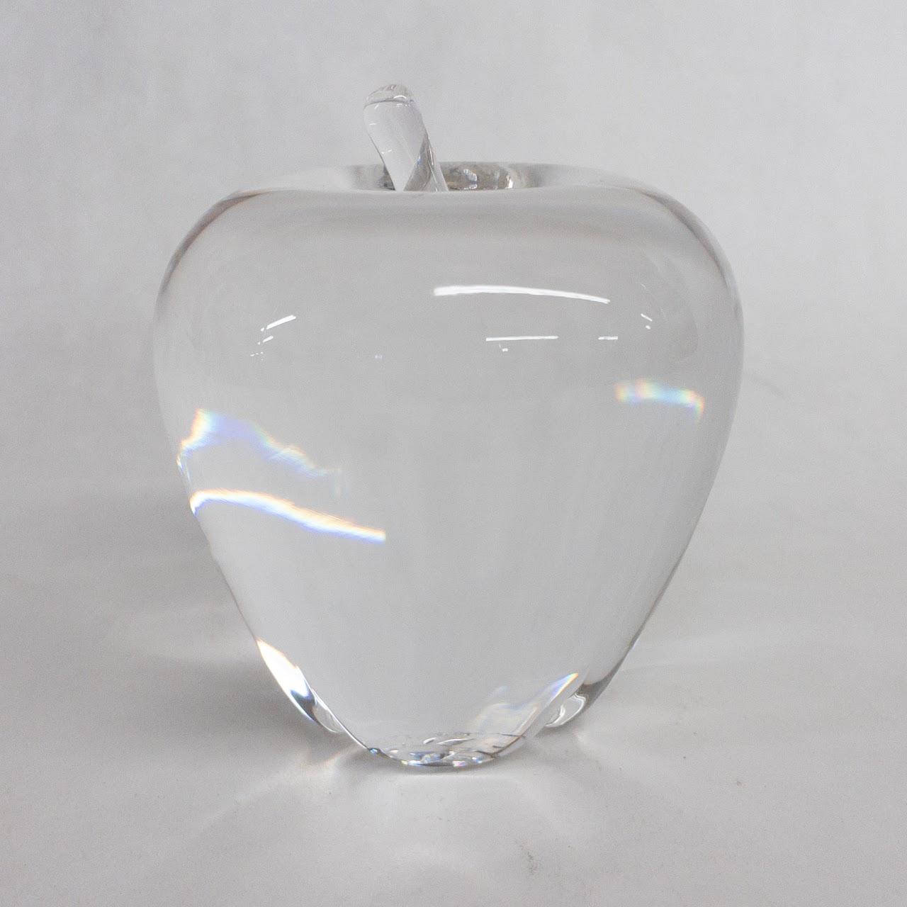 Steuben Glass Crystal Apple