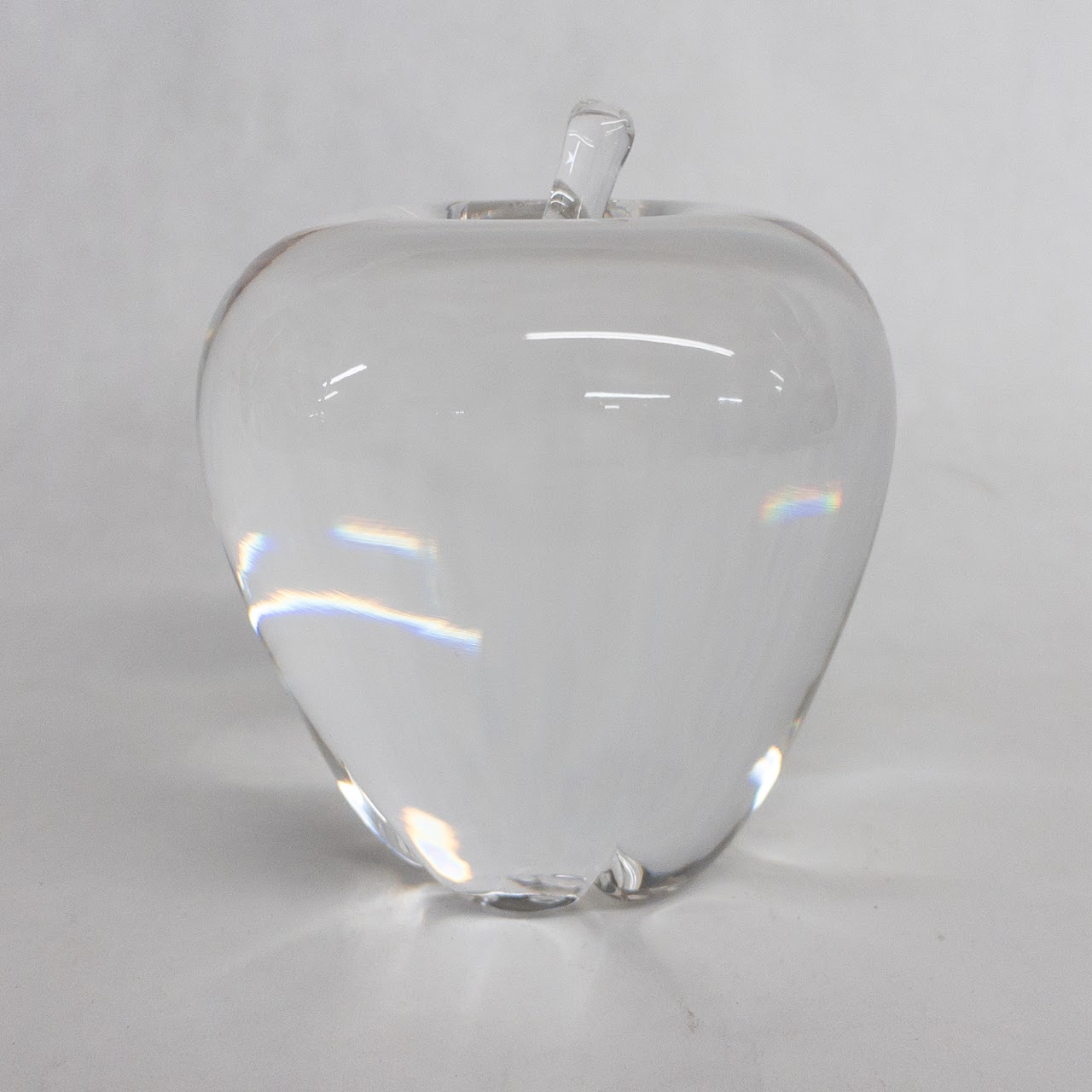 Steuben Glass Crystal Apple