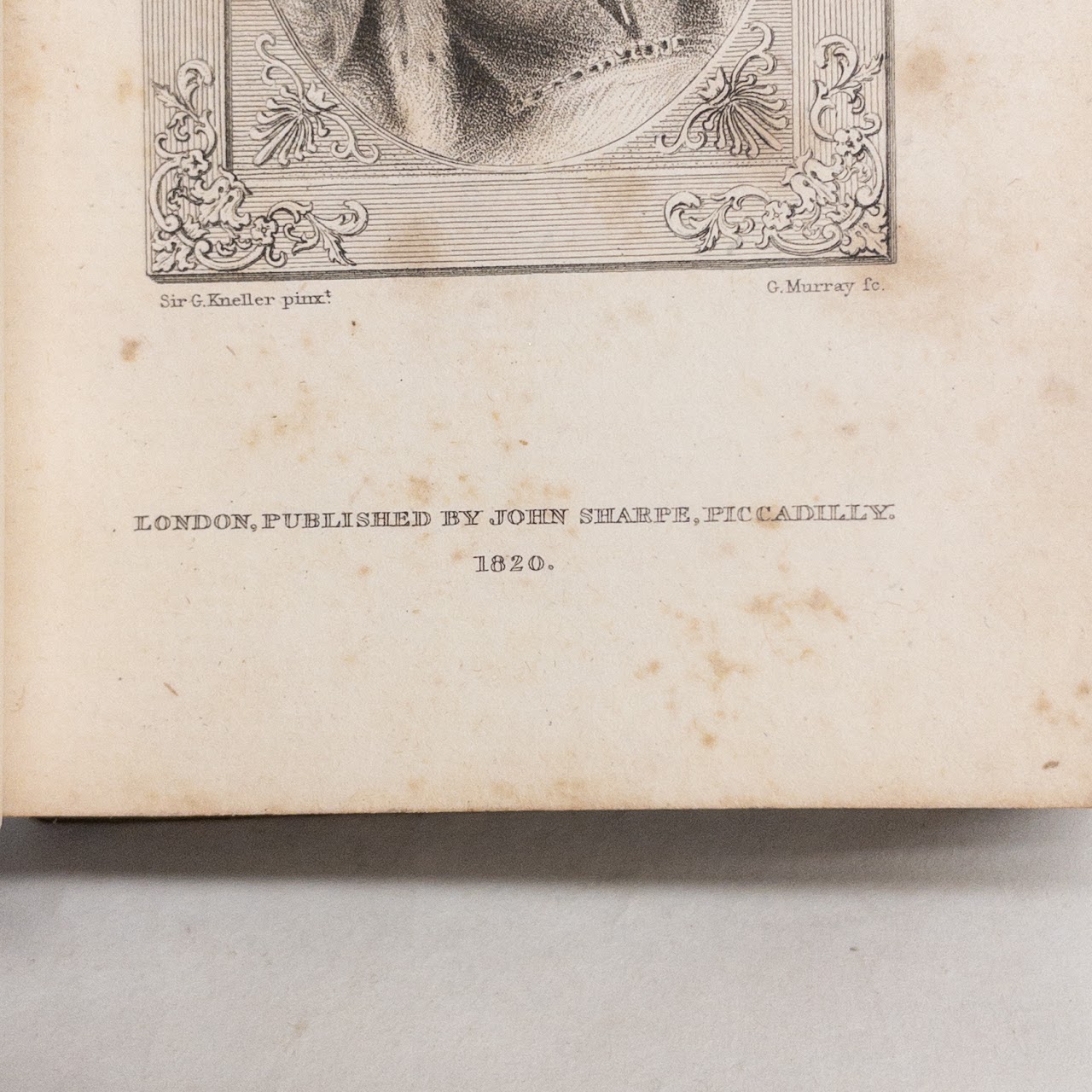 'The Letters Of Lady M. W. Montagu From Constantinople'  1820 Edition