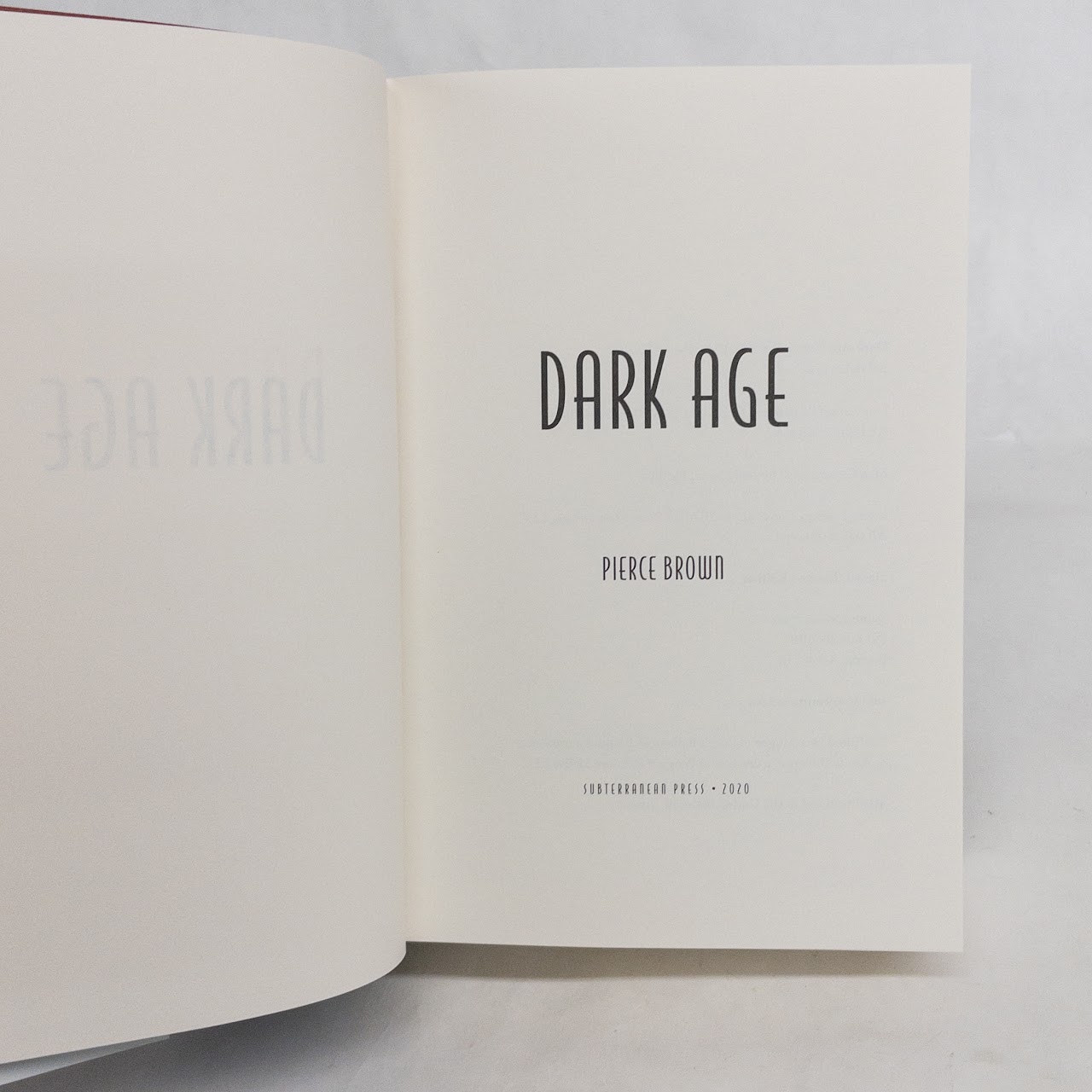 Pierce Brown: 'Dark Age' Signed Limited Edition