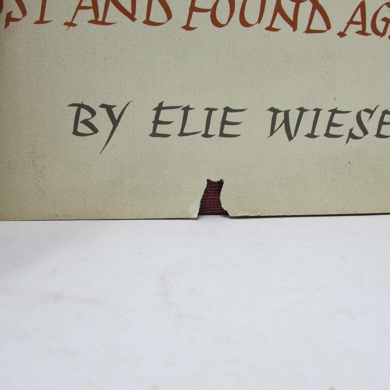 Elie Wiesel: 'Ani Maamin (A Song Lost and Found Again)' Signed Limited First Edition