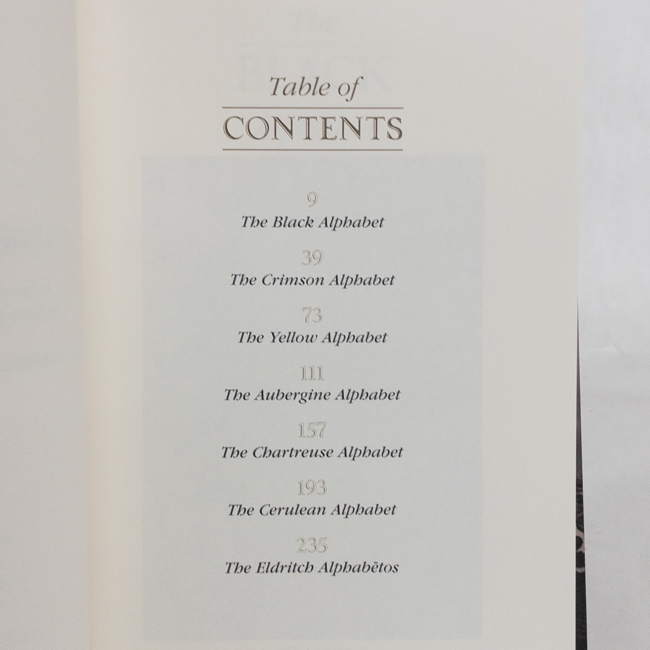 Caitlin R. Kiernan: 'The Variegated Alphabet' Signed Limited Edition