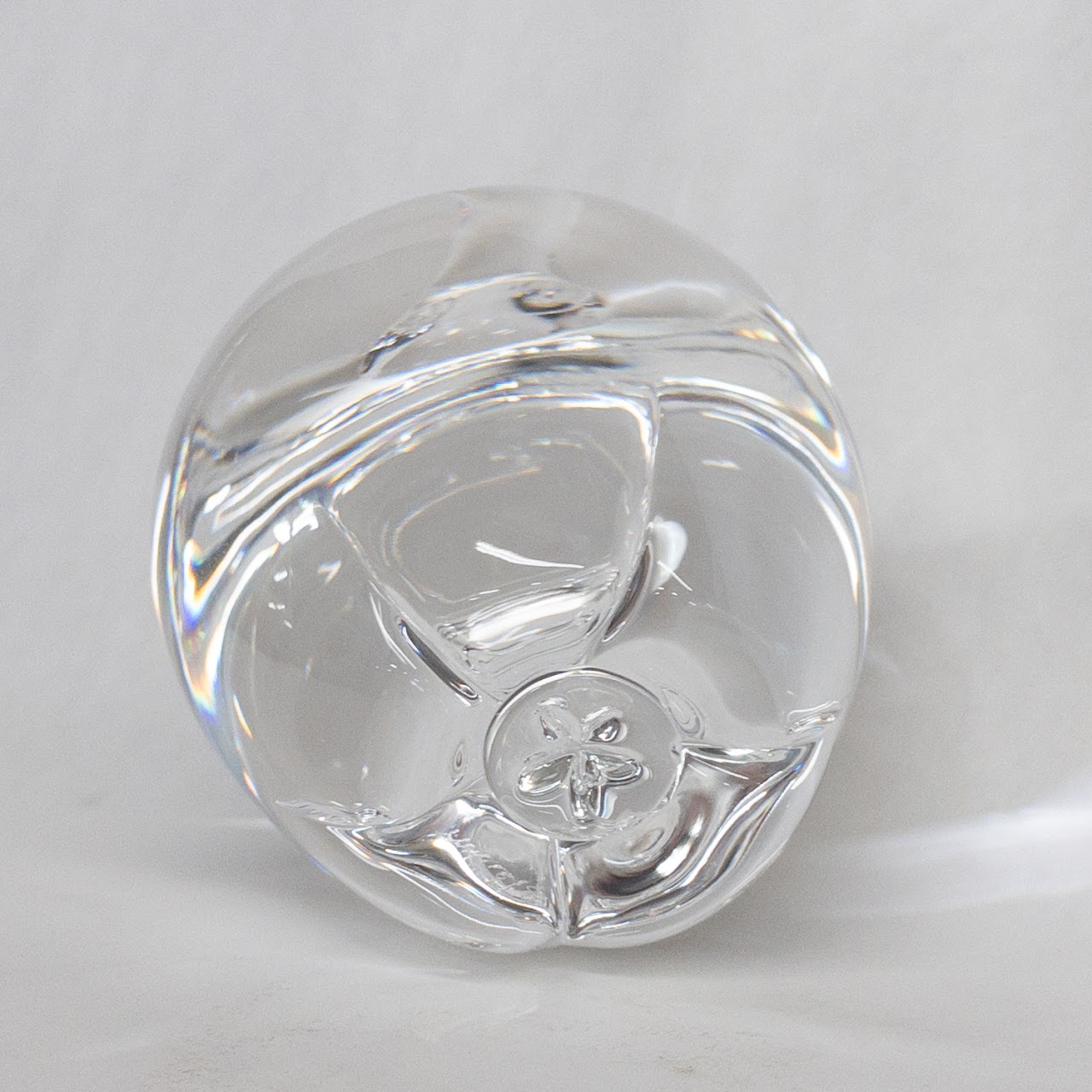 Steuben Glass Crystal Apple