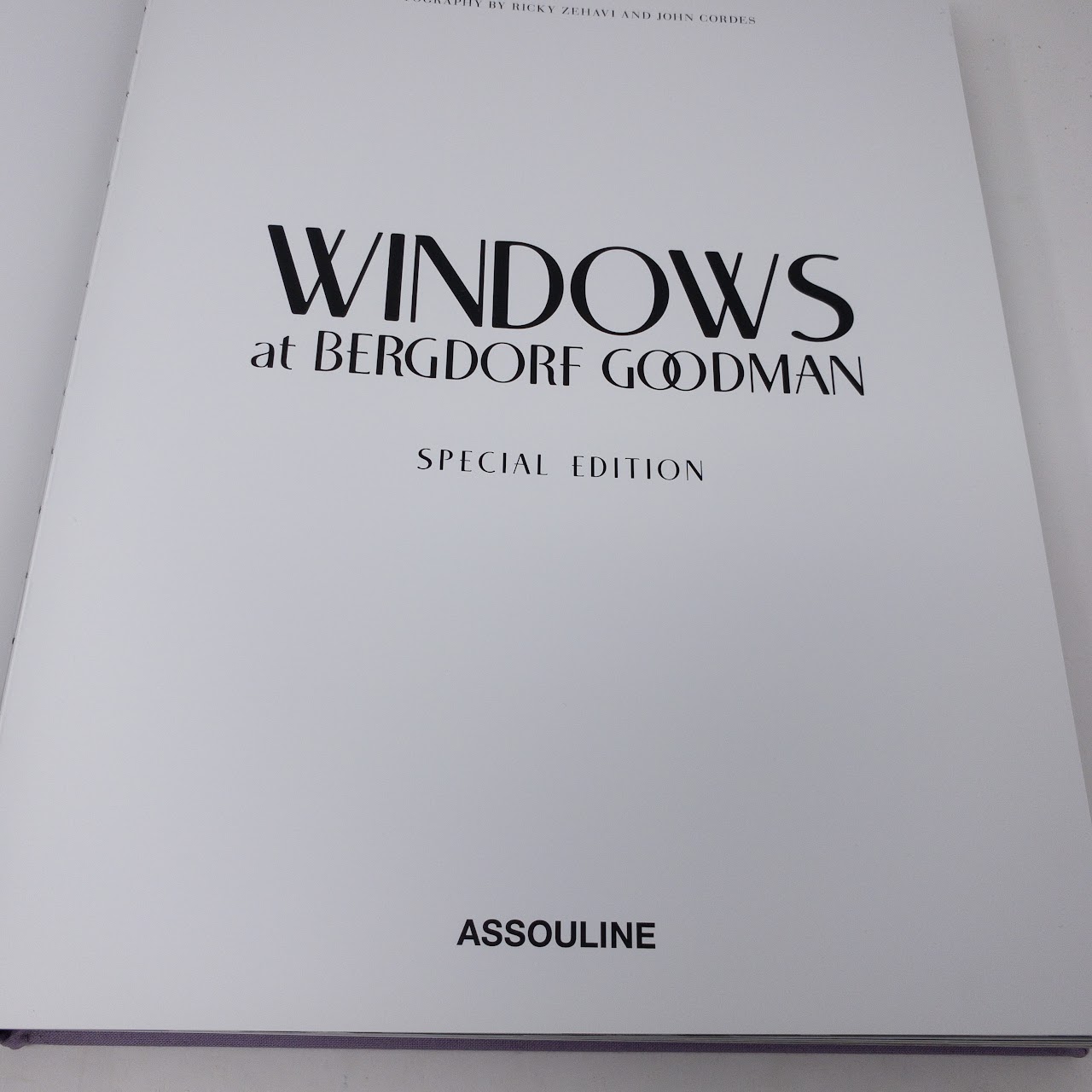 David Hoey: 'Windows at Bergdorf Goodman' RARE Special Limited Edition