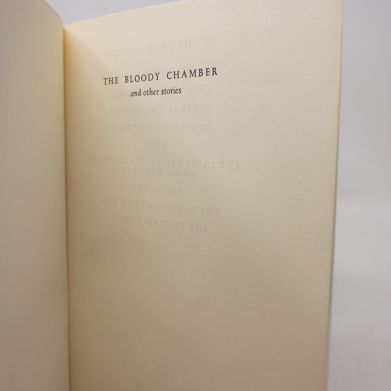 Angela Carter: 'The Bloody Chamber and Other Stories' RARE 1st Ed. 1st Printing