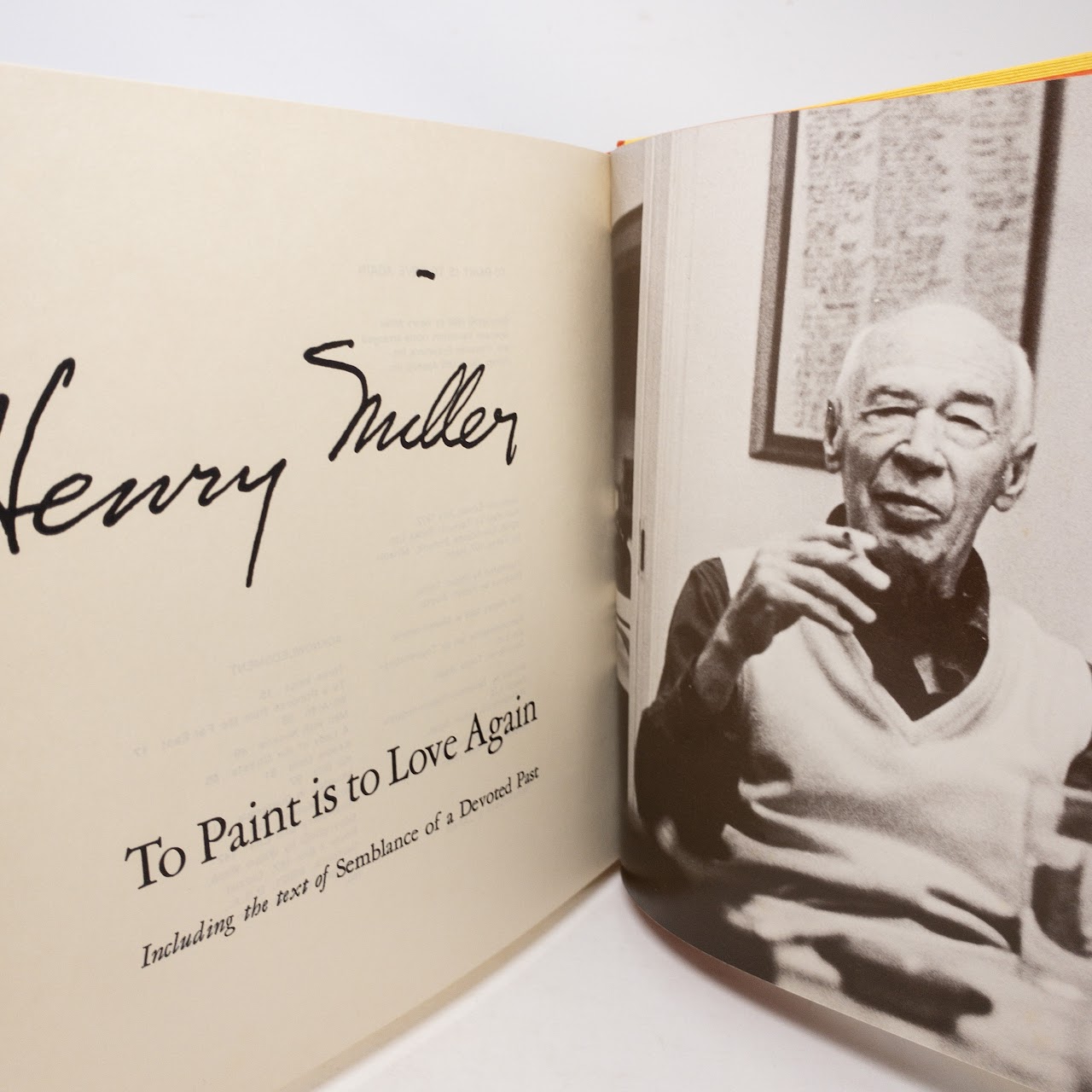 Henry Miller: 'To Paint is to Love Again' SIGNED Japanese Edition