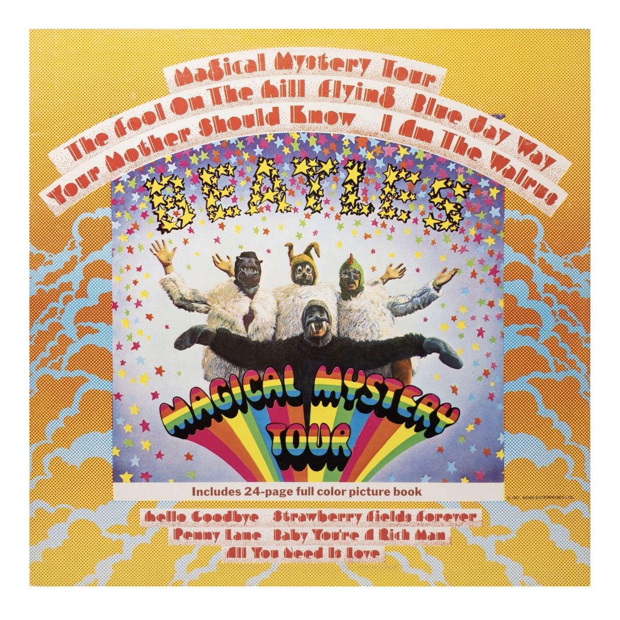 The Beatles: 'Magical Mystery Tour' 1967 LP with Inserts