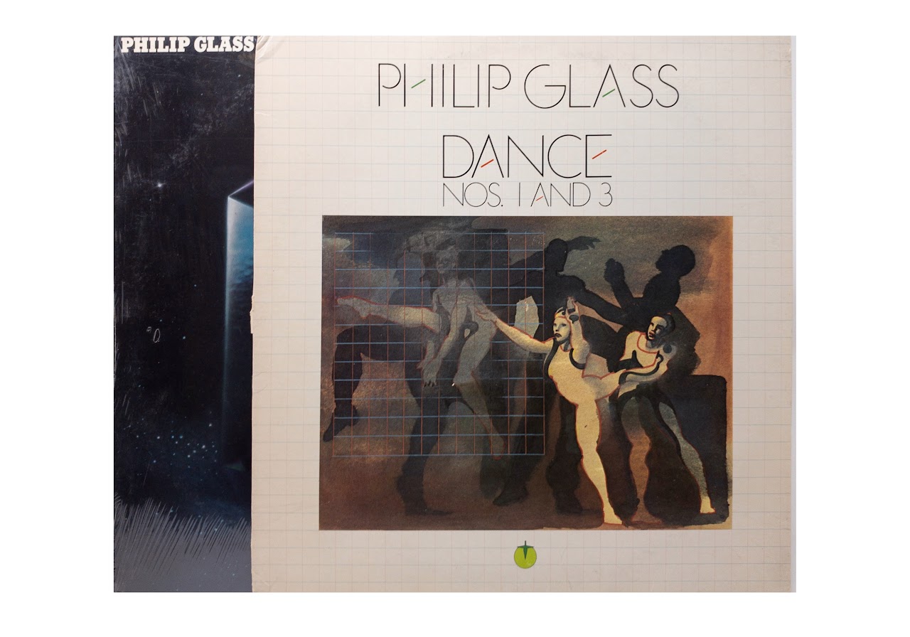 Philip Glass: 'North Star' 1977 & 'Dance Nos. 1 and 3' 1980 LP Pair