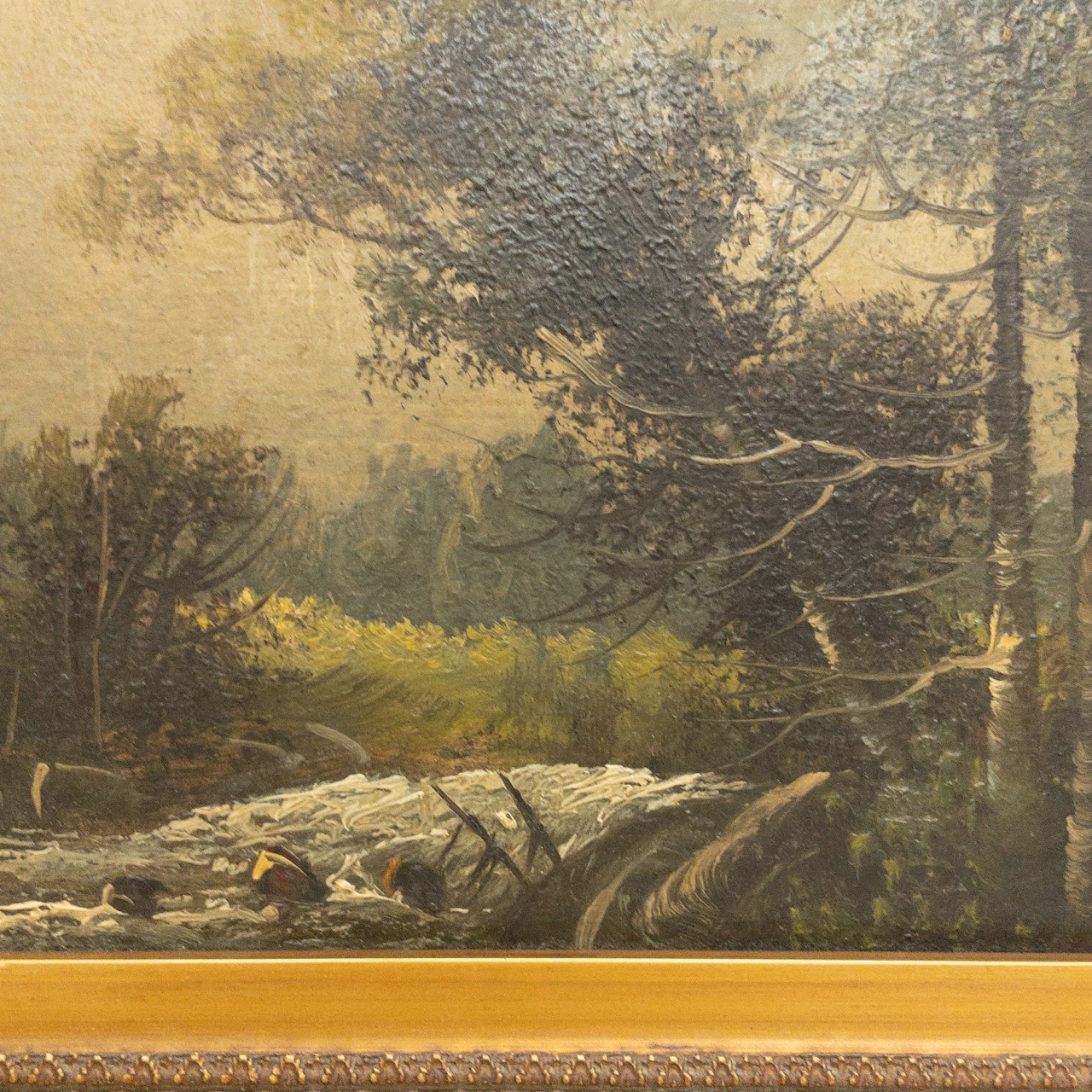 William Merritt Post Signed Oil Landscape Painting