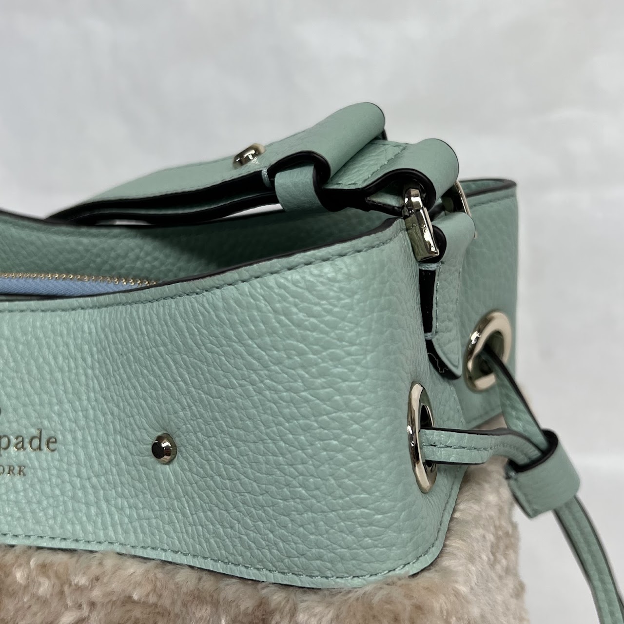 Kate Spade Marti Faux Shearling Bucket Bag