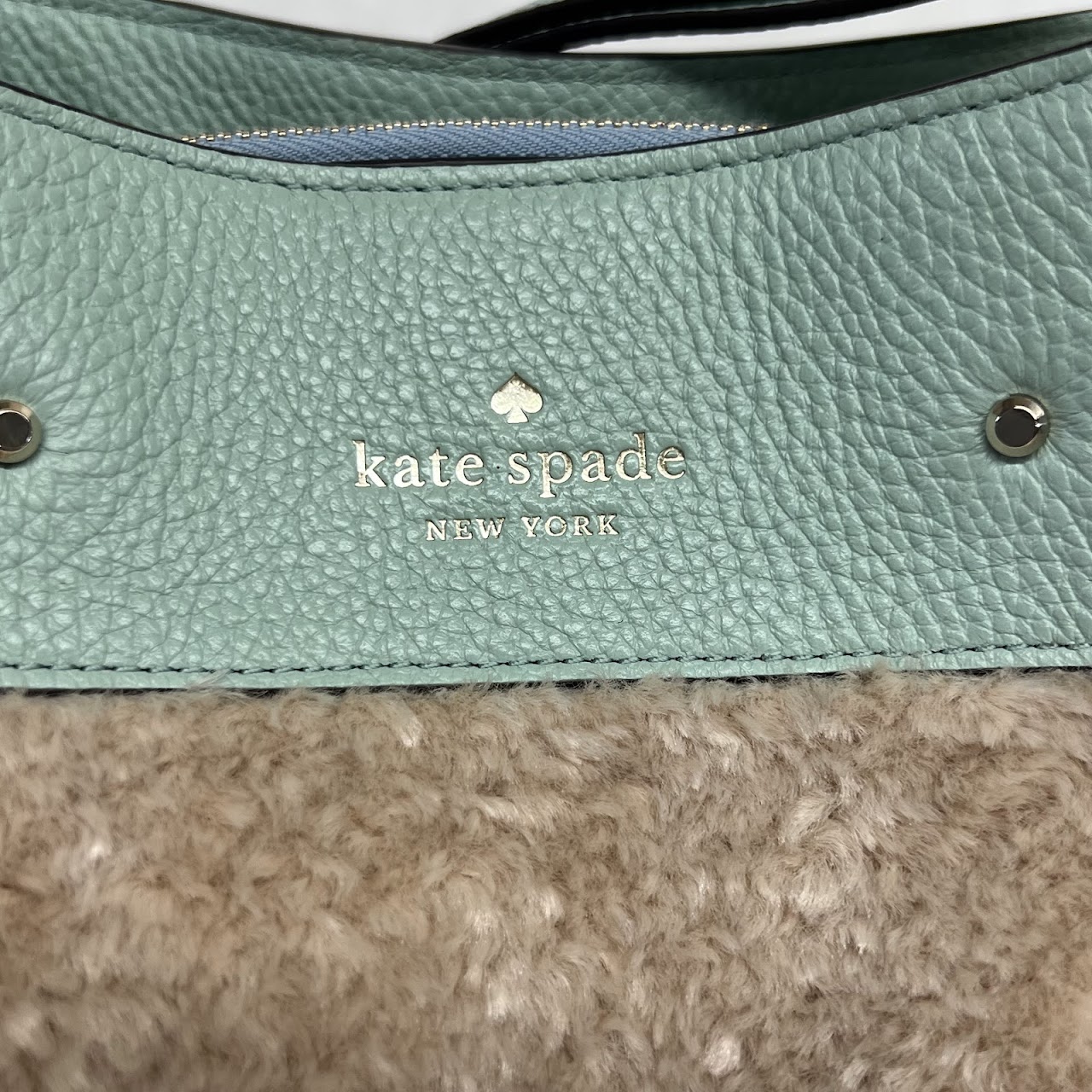 Kate Spade Marti Faux Shearling Bucket Bag