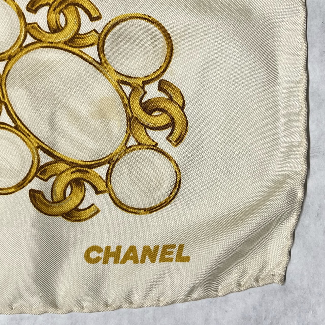 Chanel Silk Chain Scarf