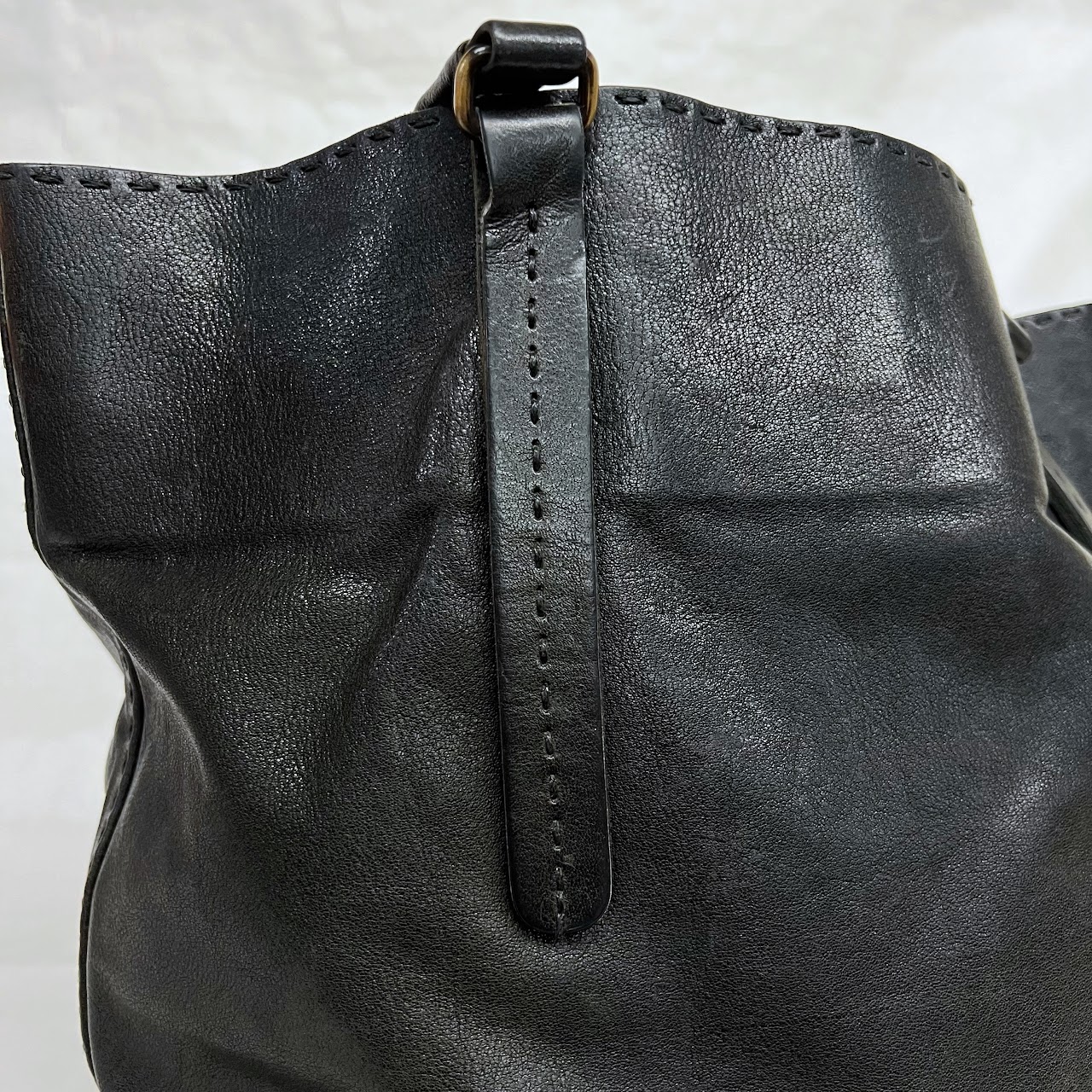 Johnny Farah Large Leather Tote