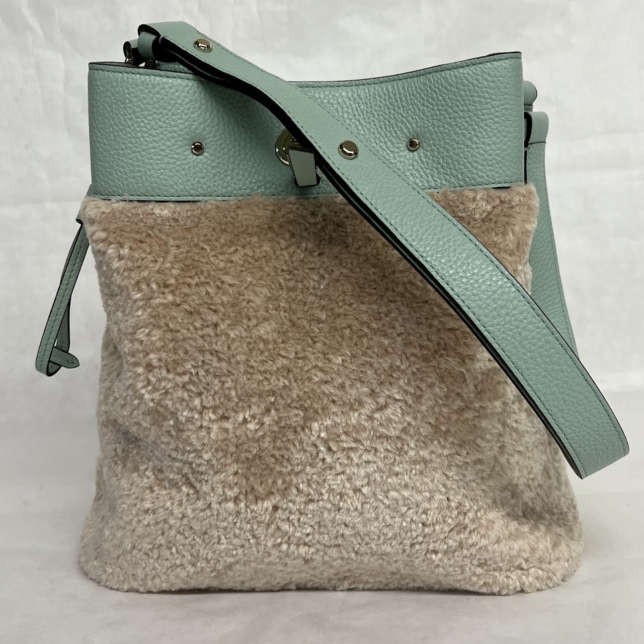 Kate Spade Marti Faux Shearling Bucket Bag