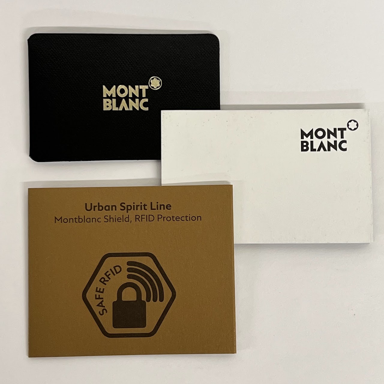 Montblanc MINT Black Leather Card Wallet