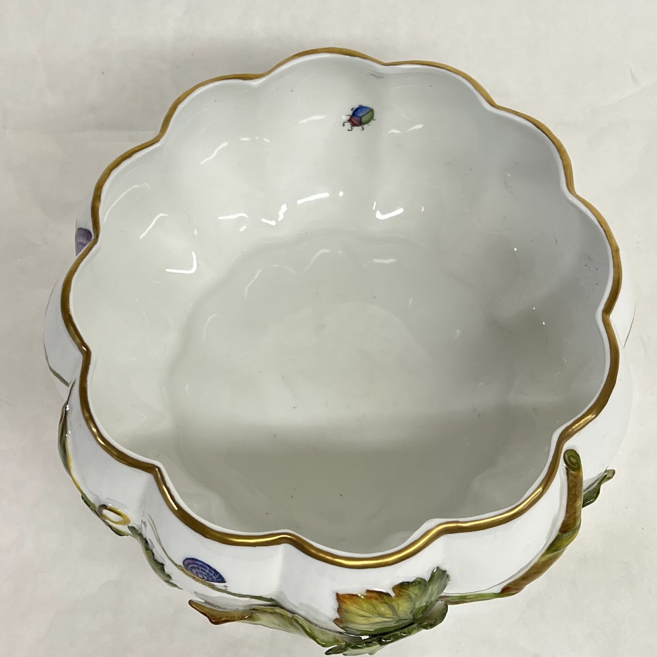 Anna Weatherly Designs Hand-Painted Porcelain Serving Bowl